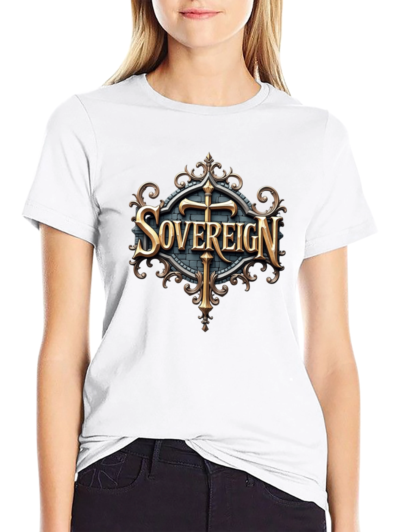 Sovereign Graphic Tee - Premium Quality Black T-Shirt