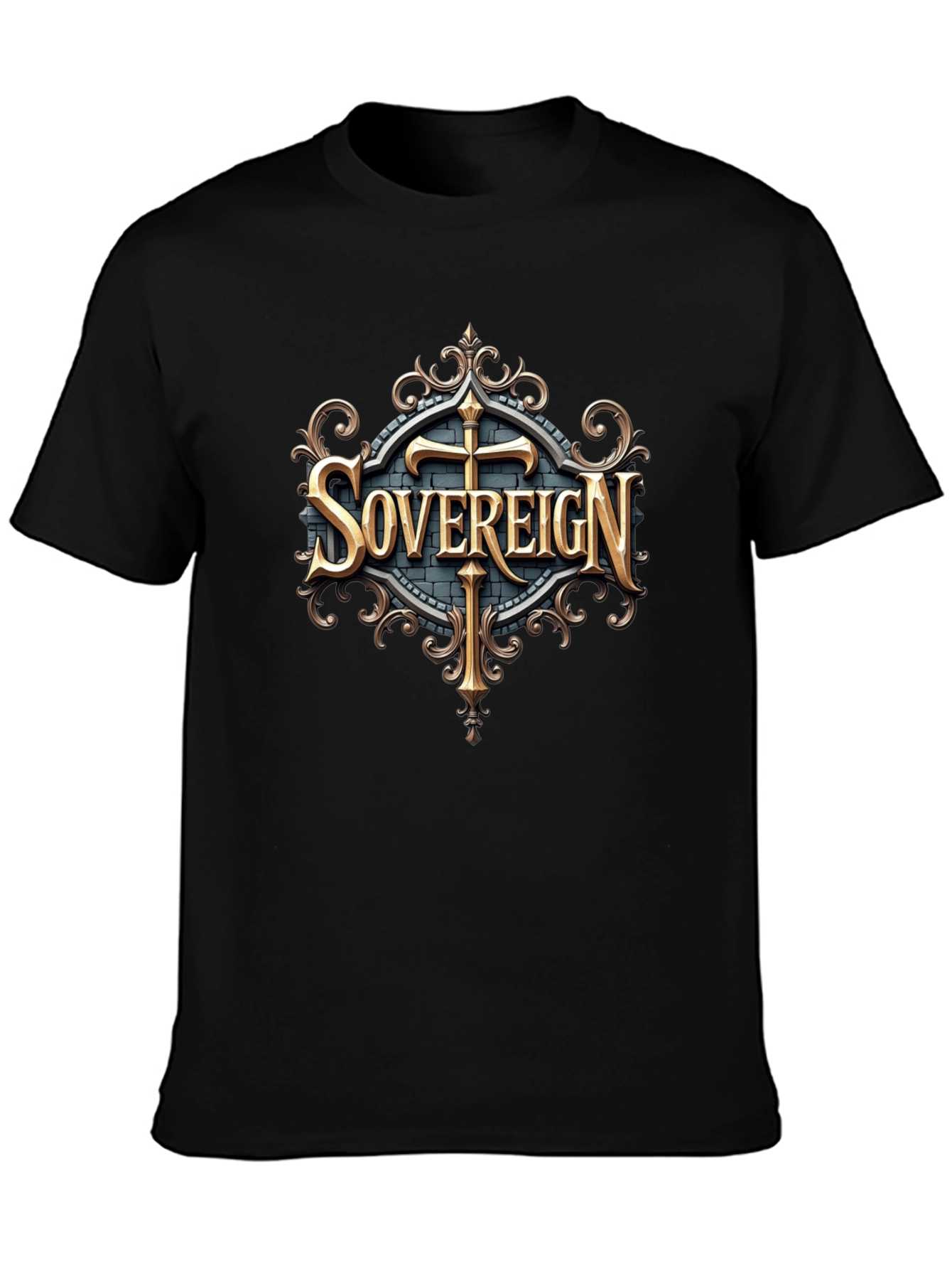Sovereign Graphic Tee - Premium Quality Black T-Shirt