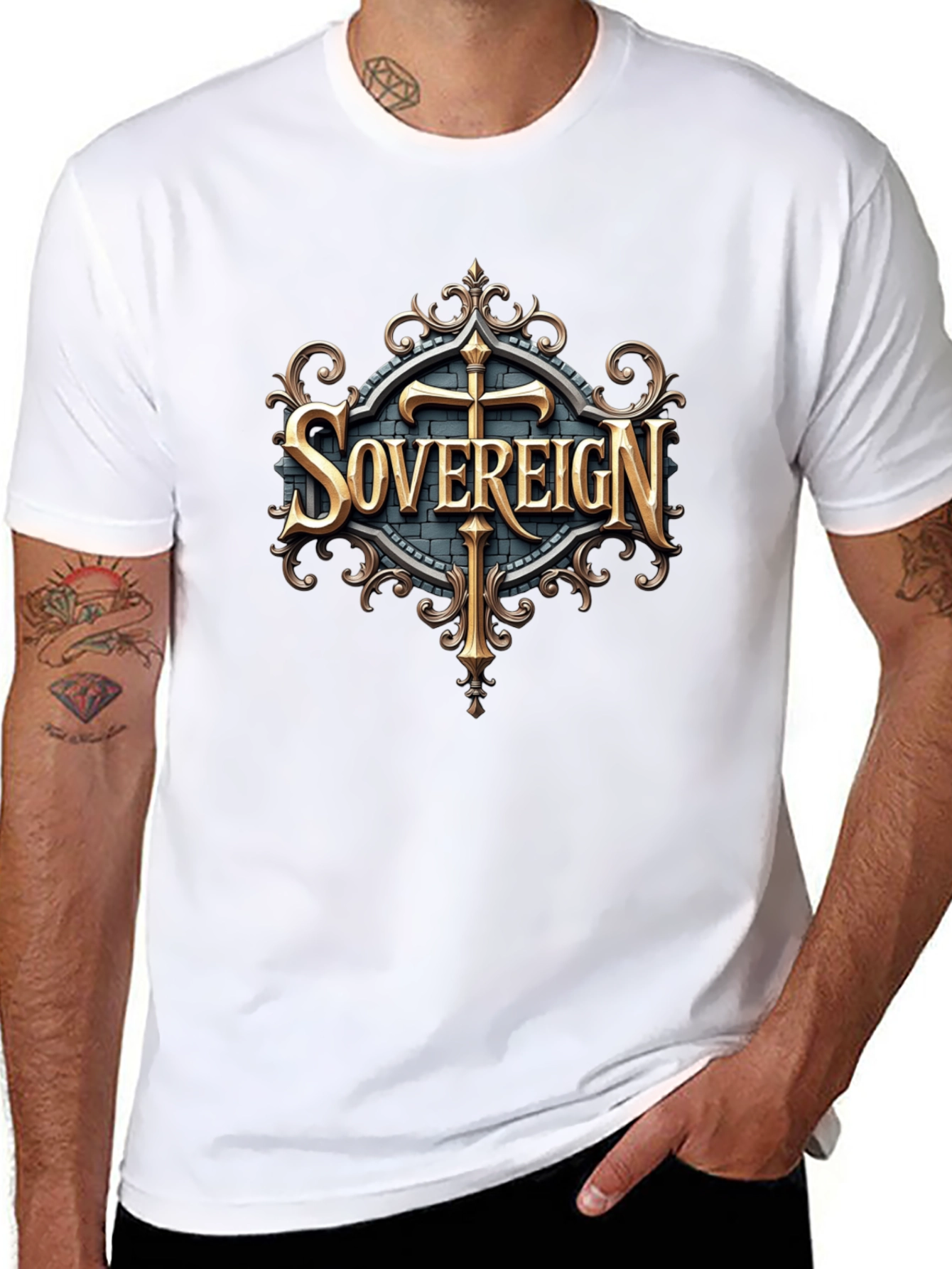 Sovereign Graphic Tee - Premium Quality Black T-Shirt