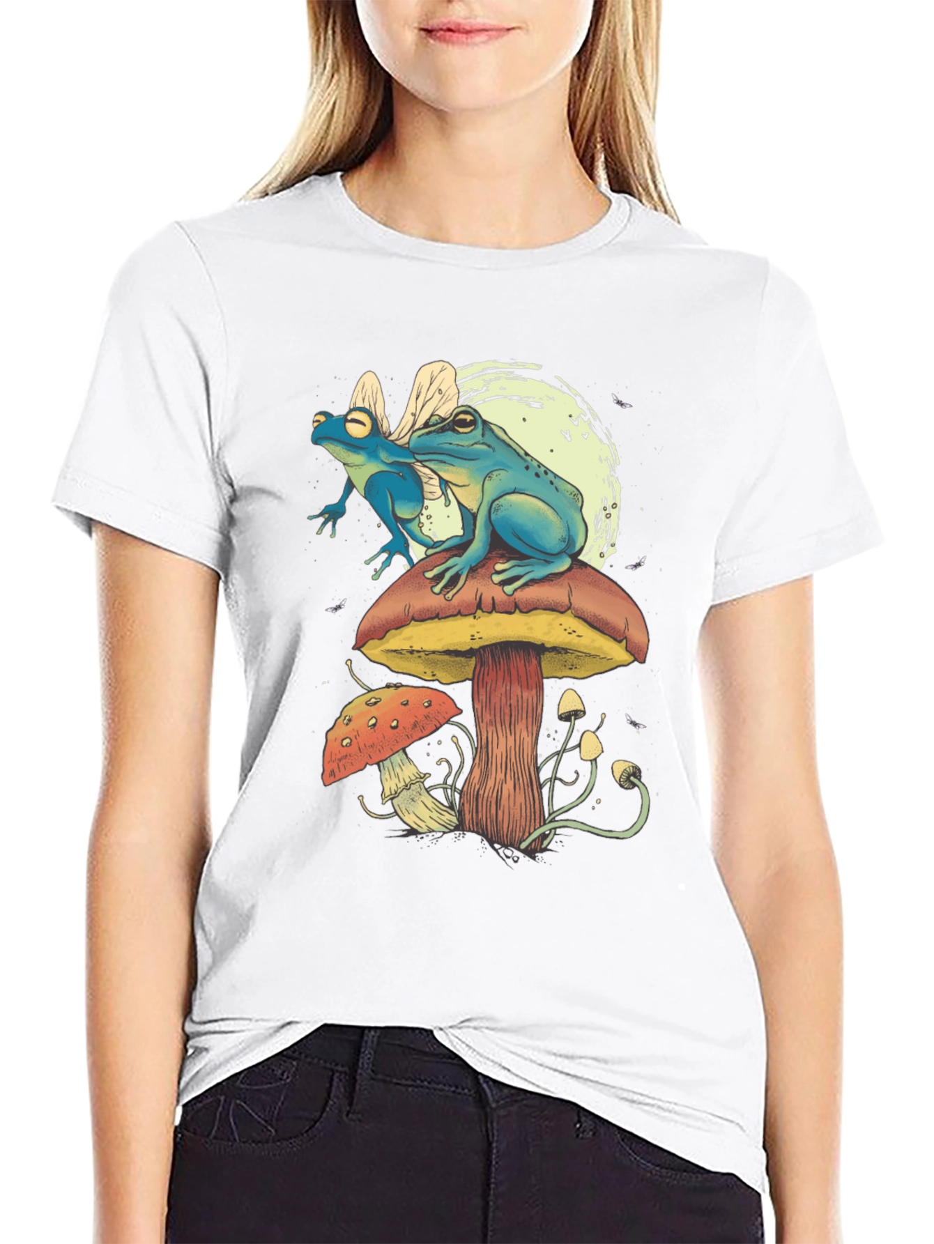 Frogs on Mushroom T-Shirt