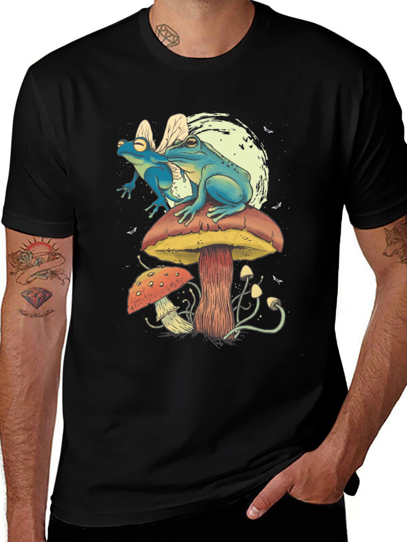 Frogs on Mushroom T-Shirt
