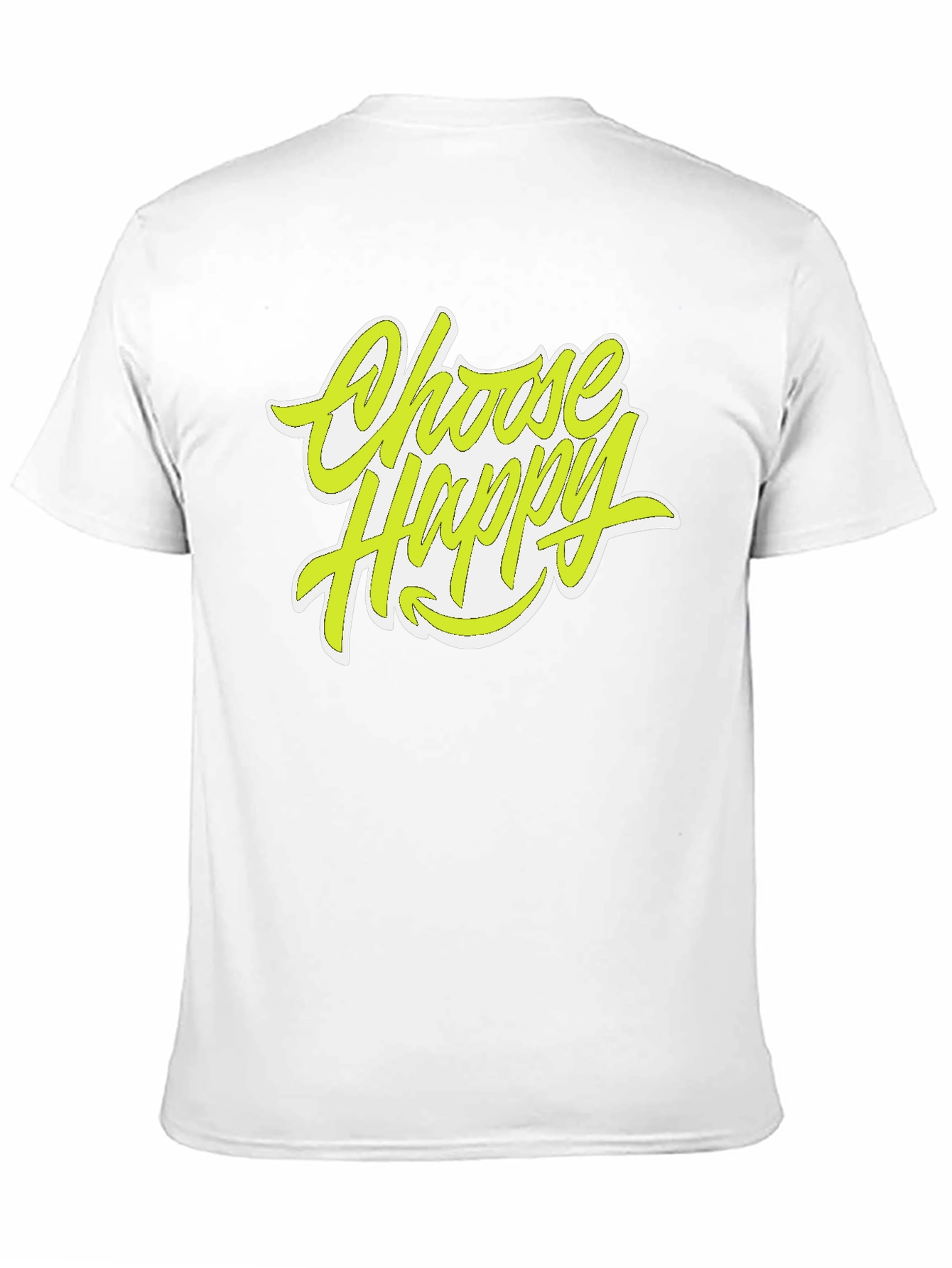 Choose Happy Graphic Tee - Stylish Positive Vibes Shirt