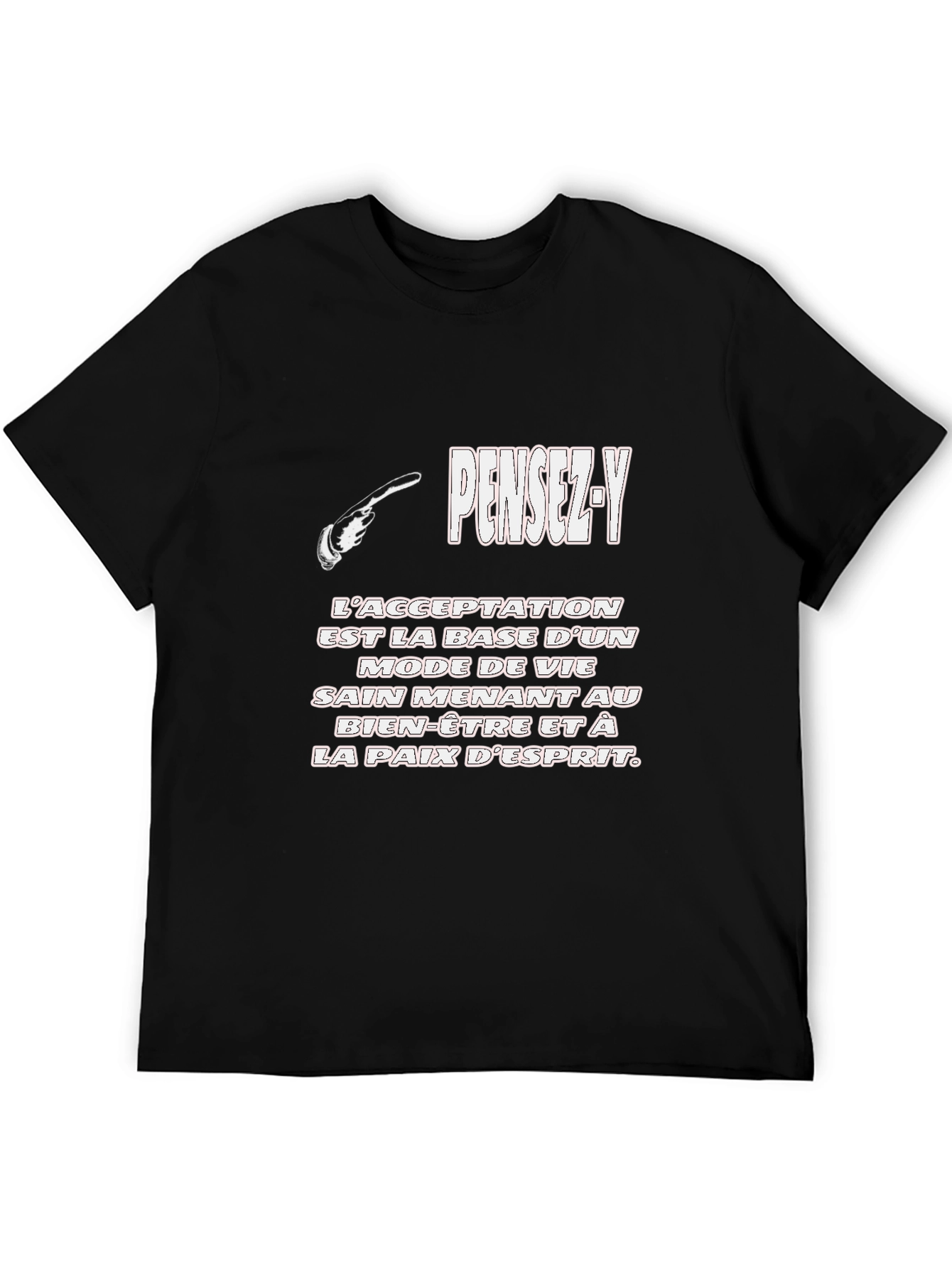 Pensez-Y Graphic Tee - Acceptance & Peace of Mind