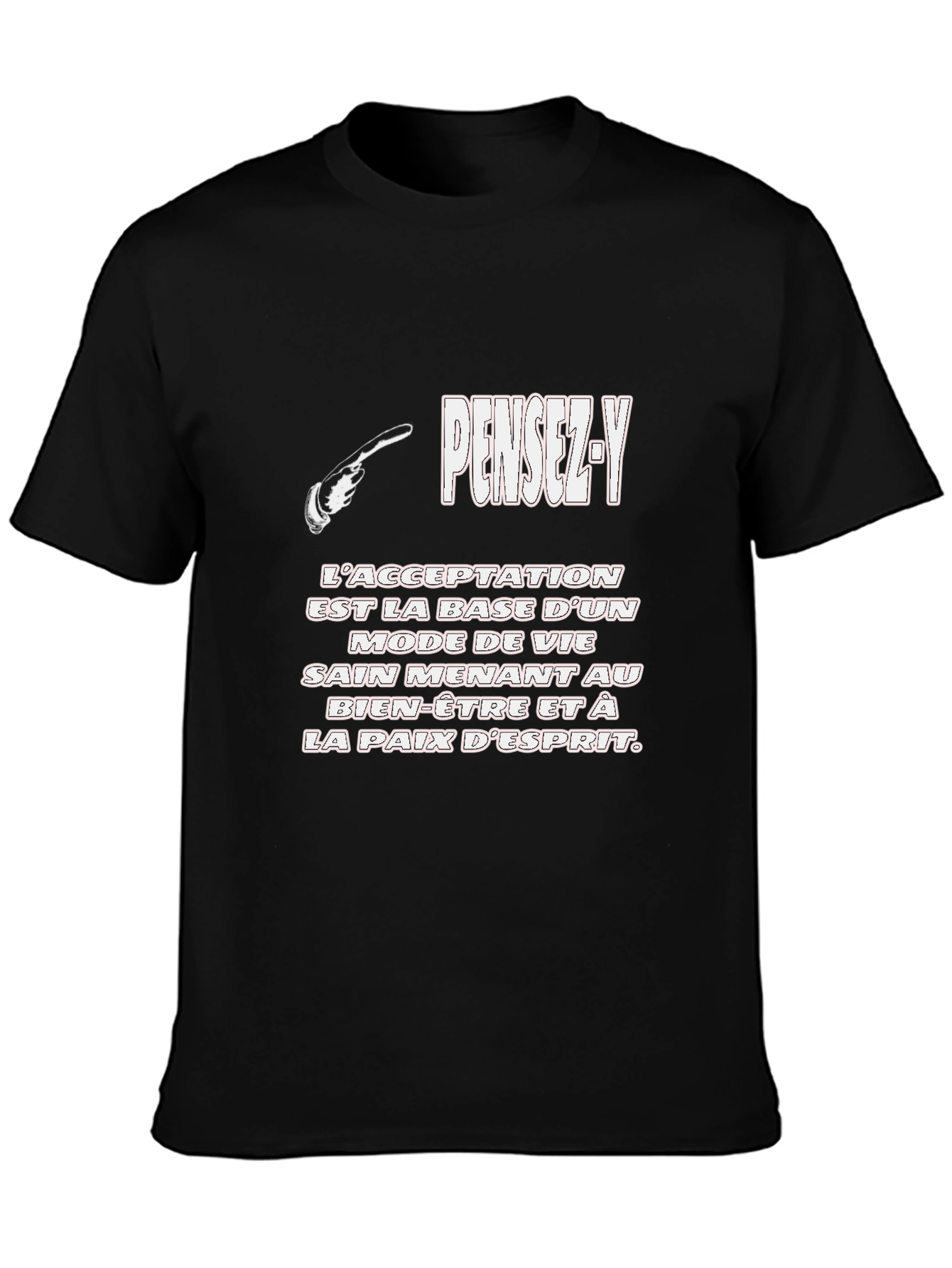 Pensez-Y Graphic Tee - Acceptance & Peace of Mind