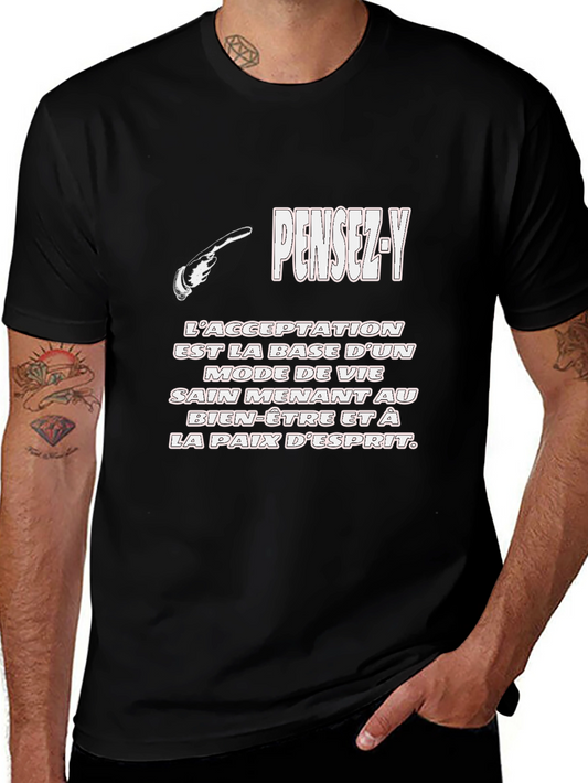 Pensez-Y Graphic Tee - Acceptance & Peace of Mind