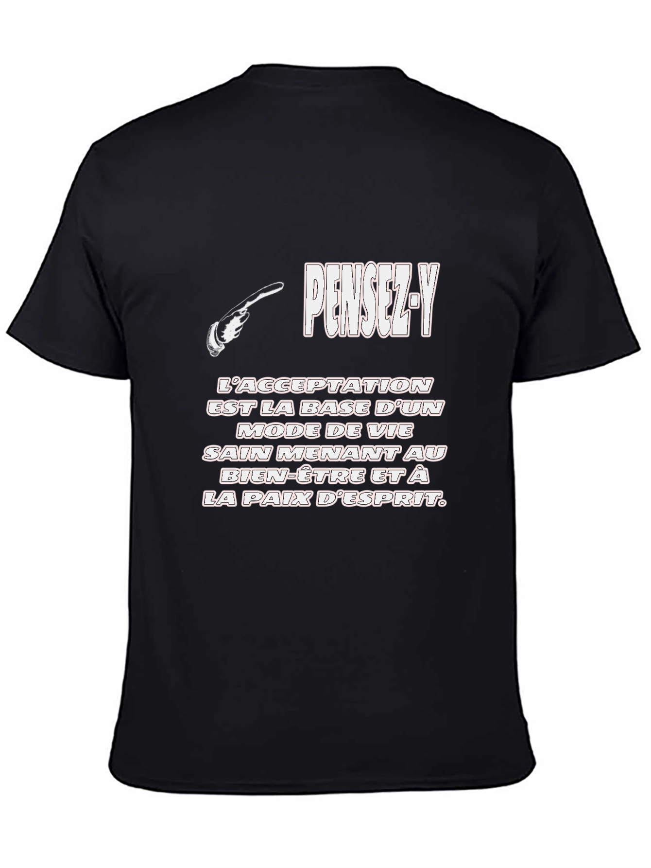 Pensez-Y Graphic Tee - Acceptance & Peace of Mind