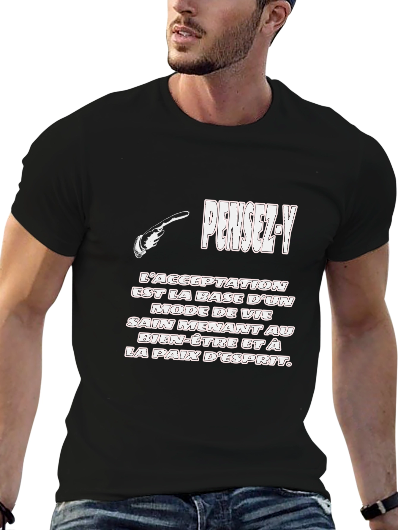 Pensez-Y Graphic Tee - Acceptance & Peace of Mind