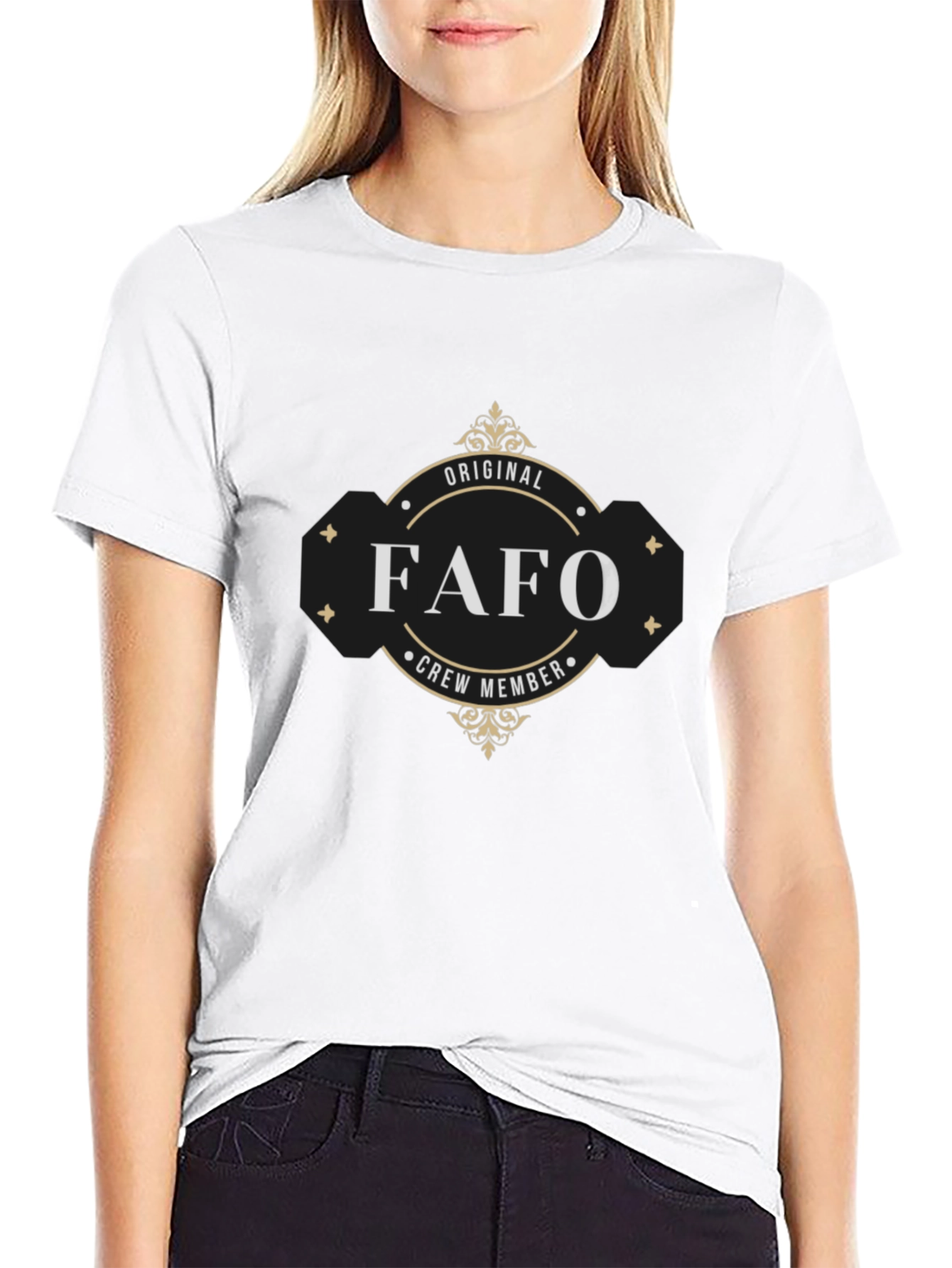 Original FAFO Crew Member Black T-Shirt