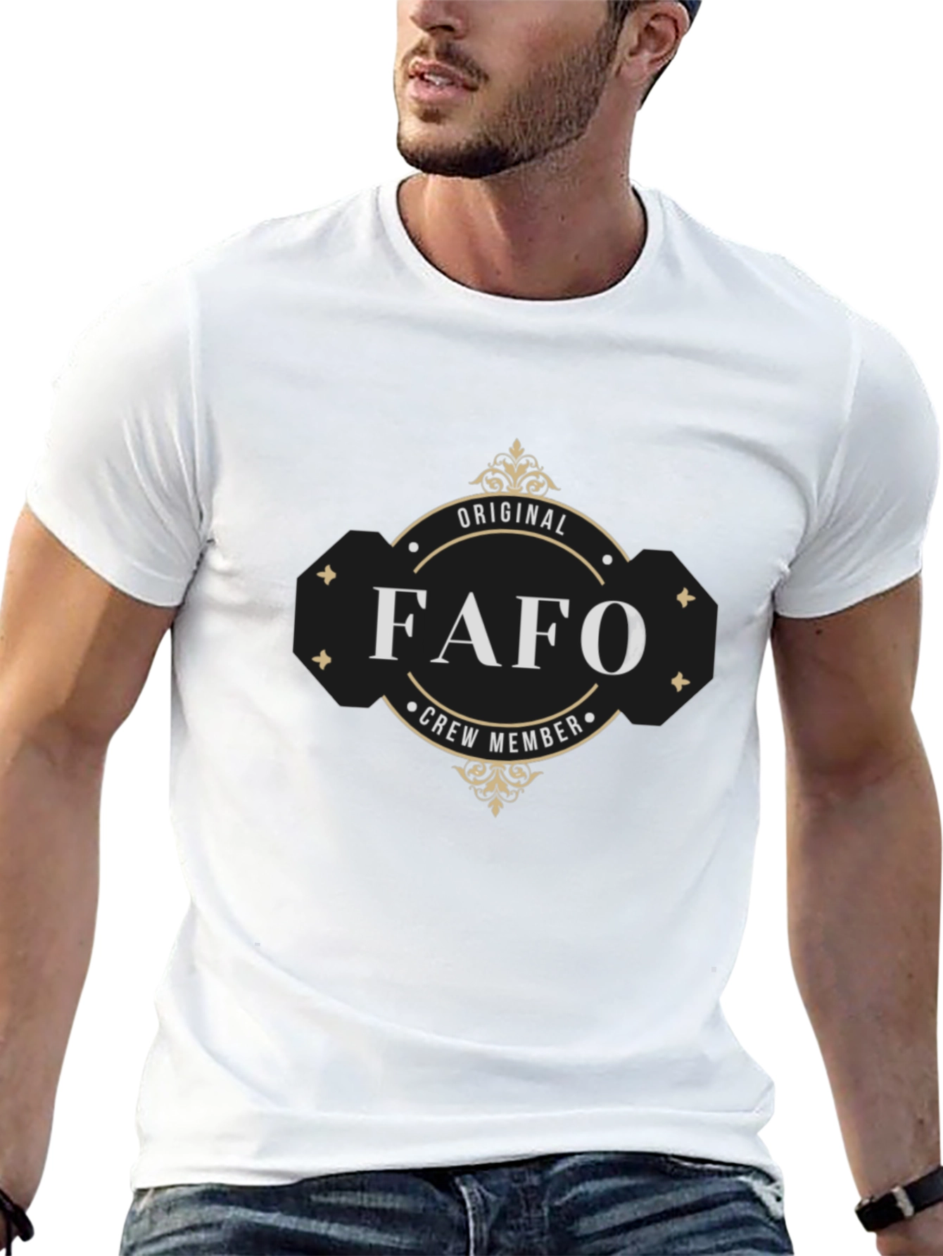 Original FAFO Crew Member Black T-Shirt