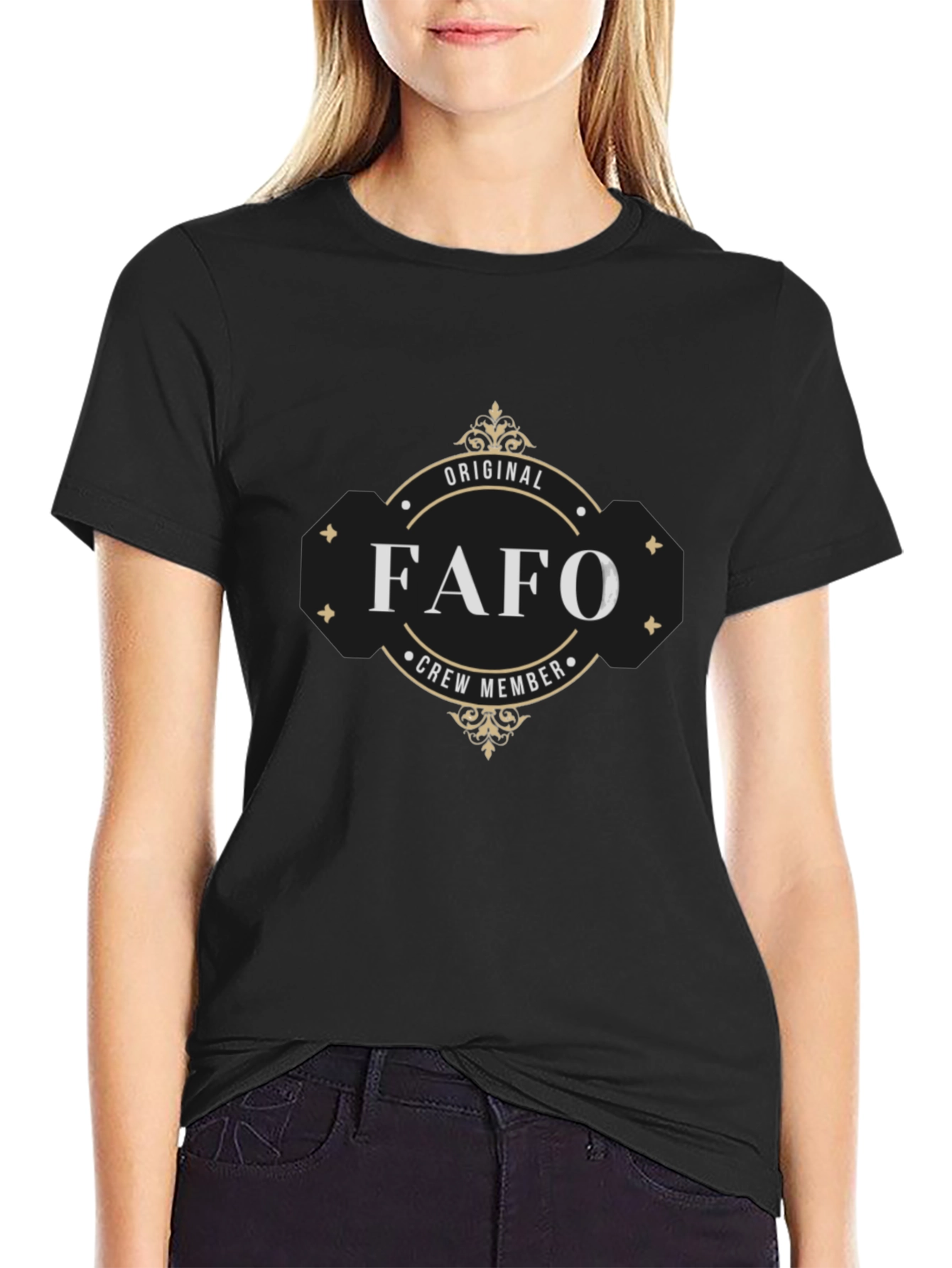 Original FAFO Crew Member Black T-Shirt