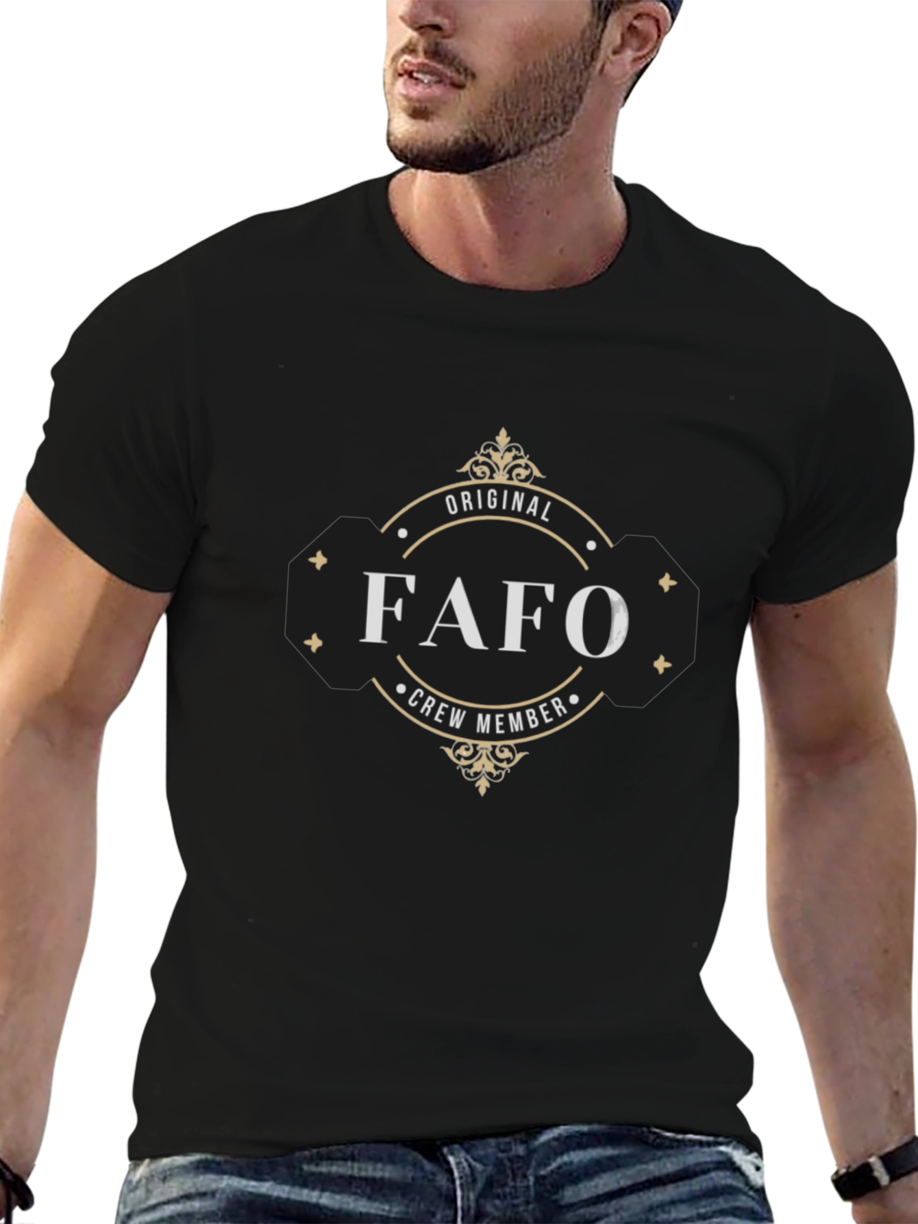 Original FAFO Crew Member Black T-Shirt
