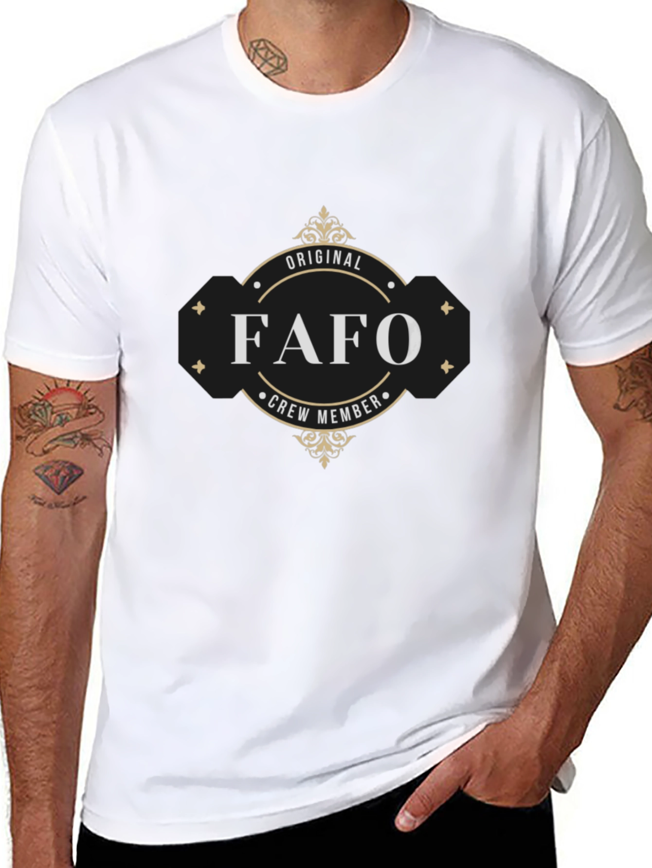 Original FAFO Crew Member Black T-Shirt