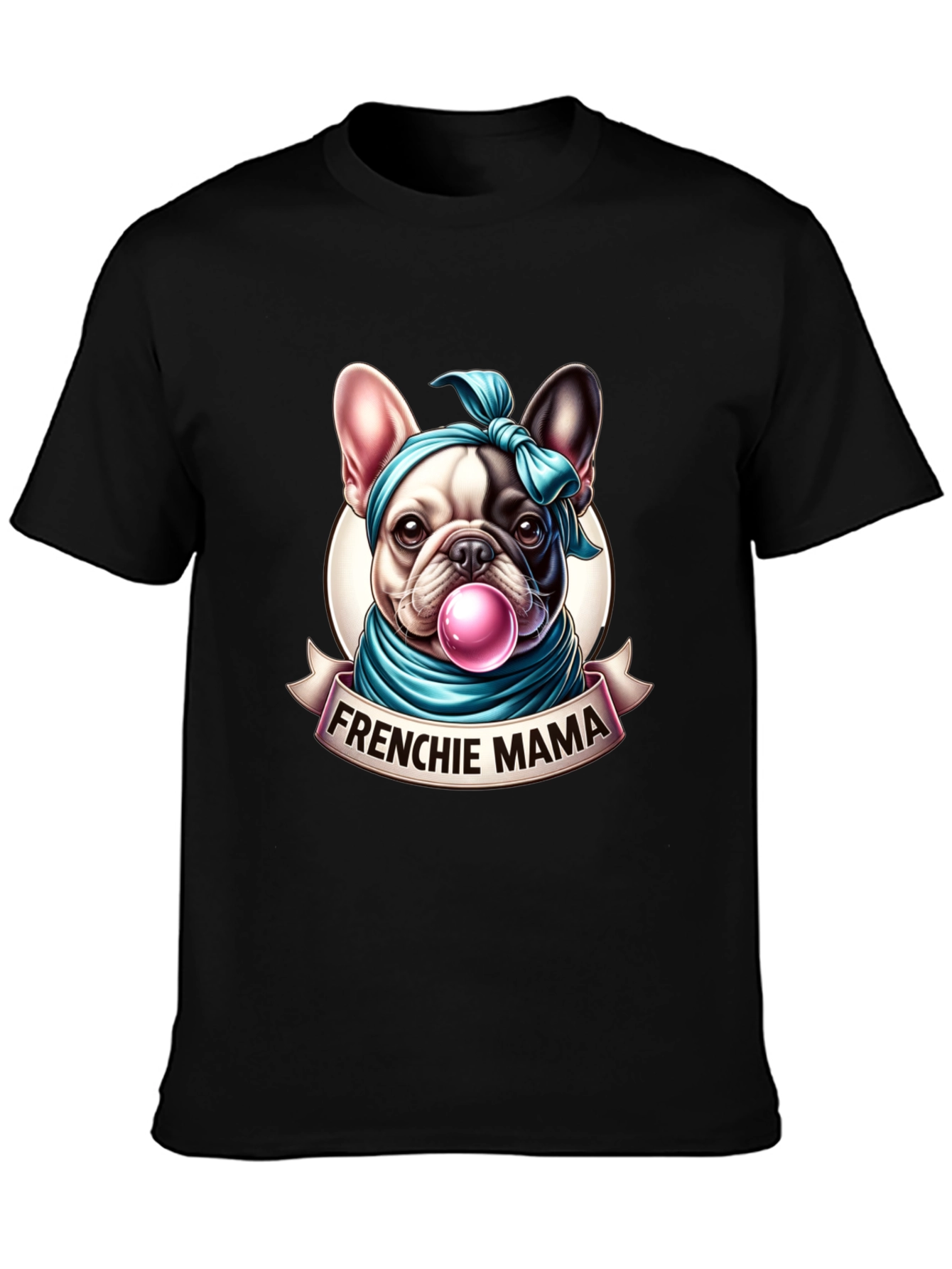 Frenchie Mama T-Shirt - Cute Bulldog Design