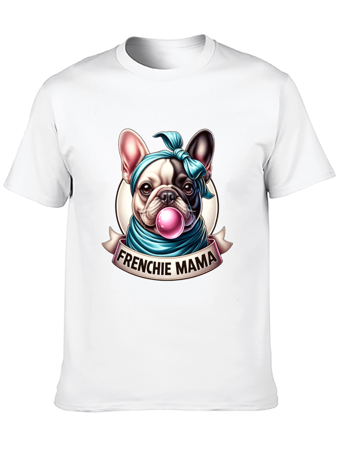 Frenchie Mama T-Shirt - Cute Bulldog Design