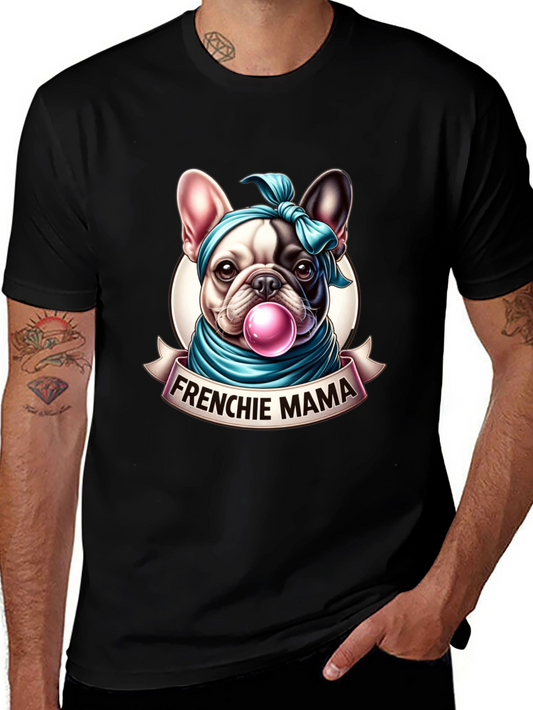 Frenchie Mama T-Shirt - Cute Bulldog Design