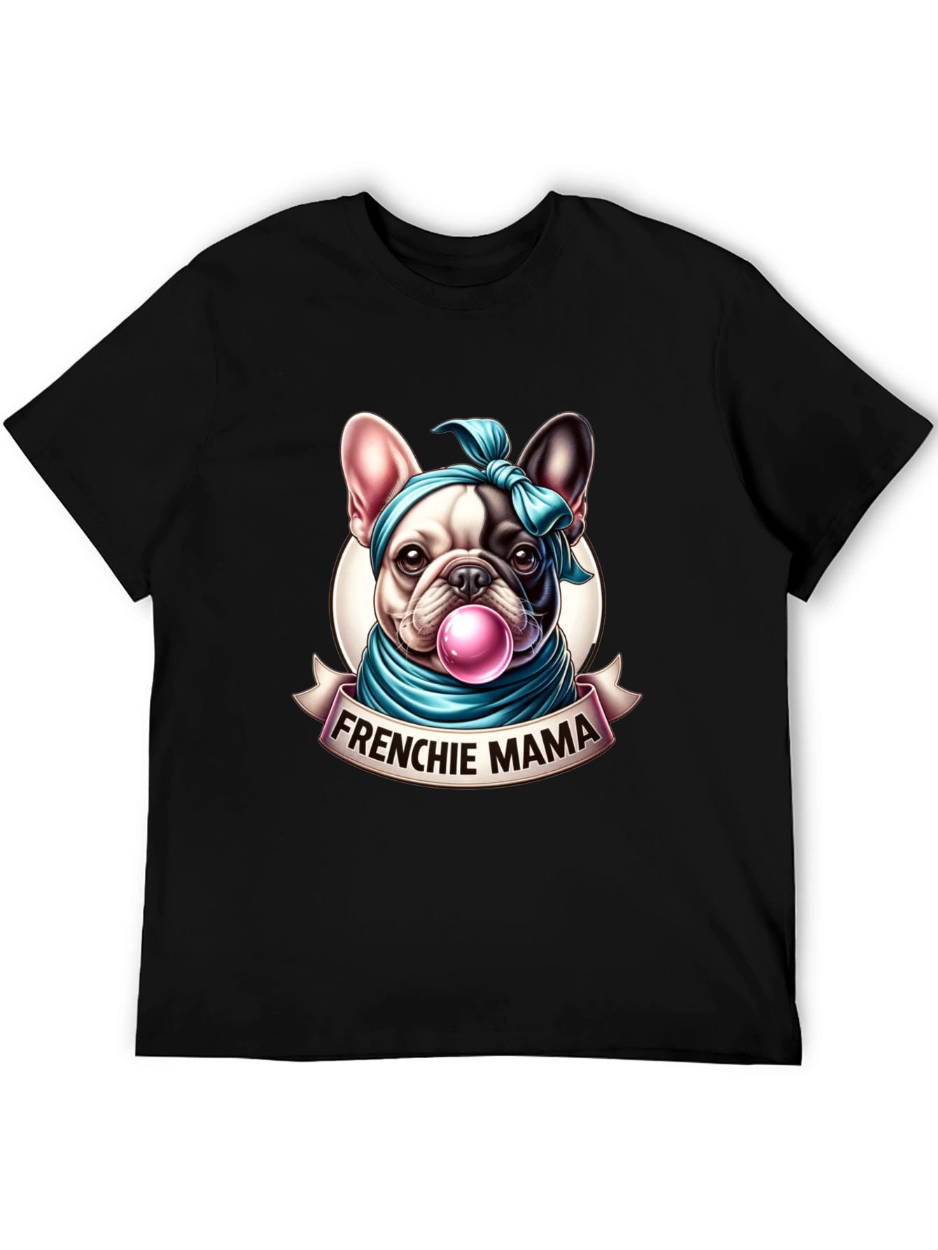 Frenchie Mama T-Shirt - Cute Bulldog Design