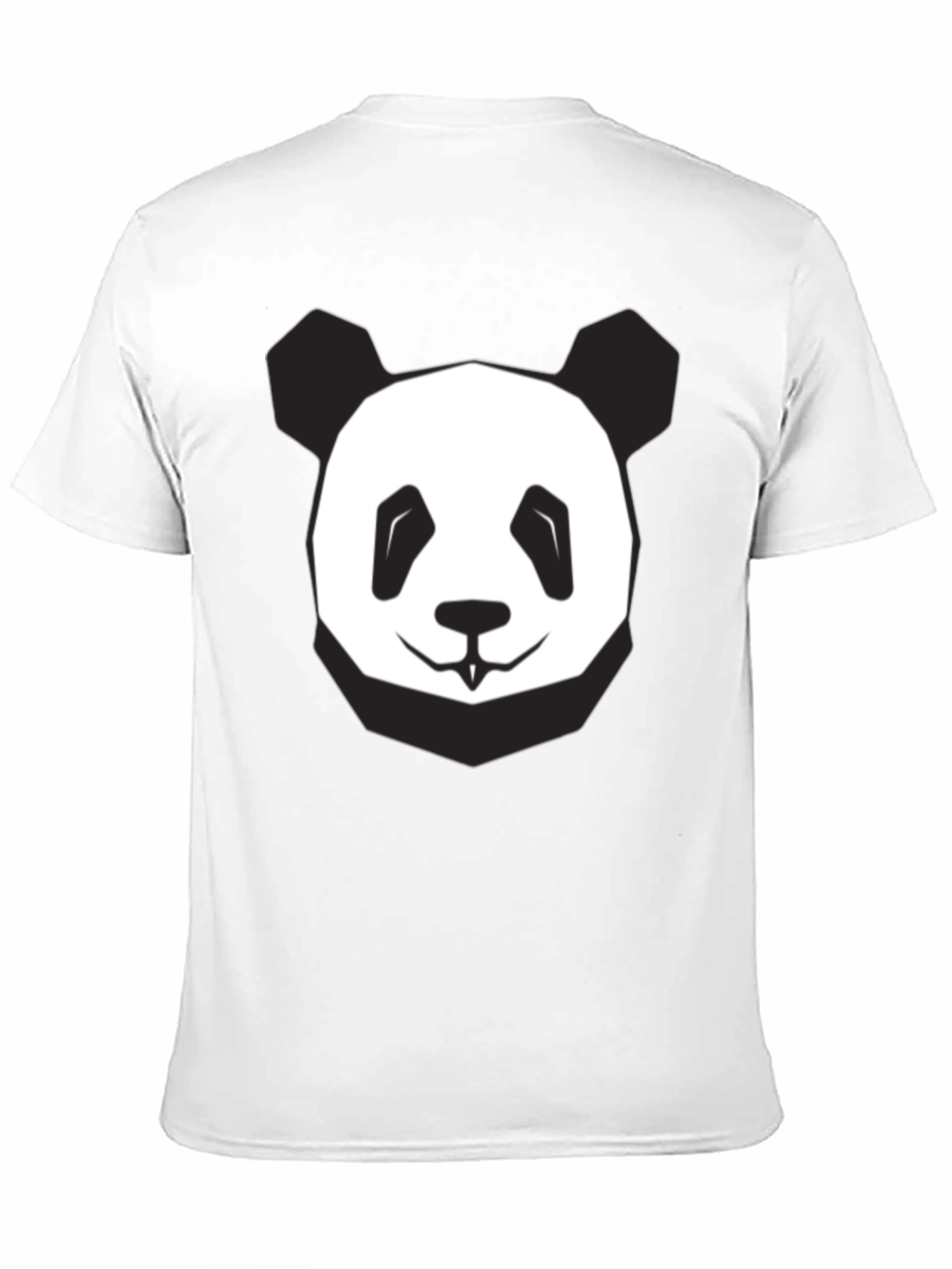 Cool Panda Graphic Tee - Soft Black Cotton T-Shirt