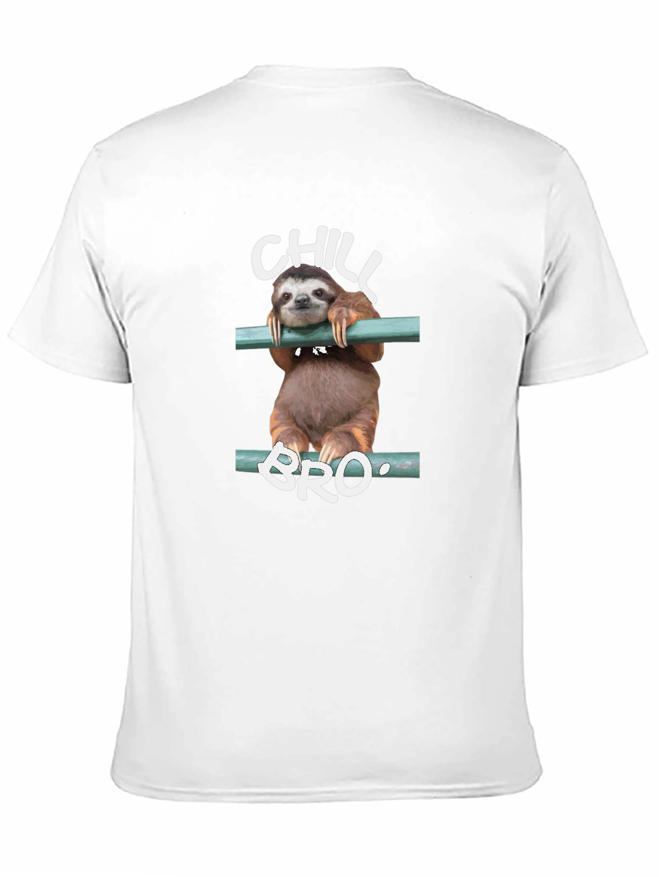 Chill Bro Sloth Graphic Tee - Relaxed Style
