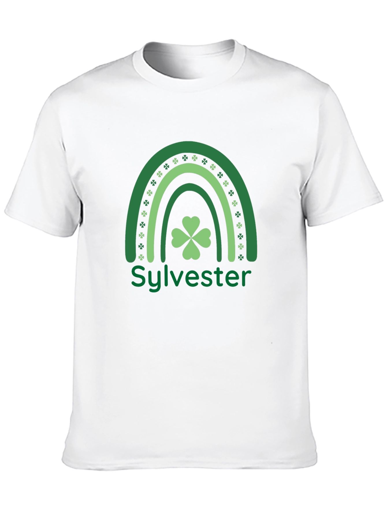 Sylvester St. Patricks Day Rainbow Shamrock T-Shirt