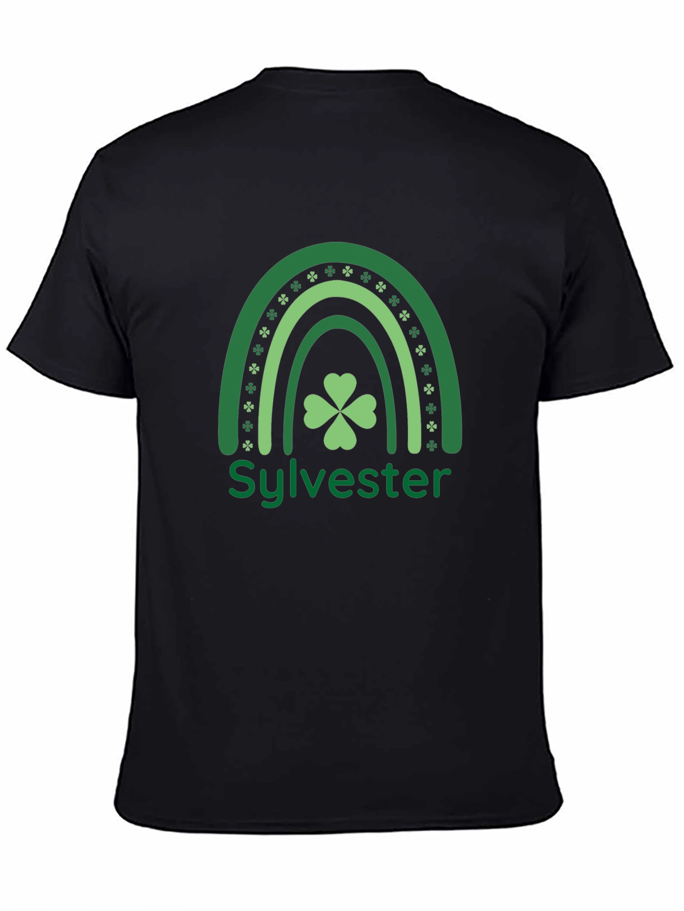 Sylvester St. Patricks Day Rainbow Shamrock T-Shirt