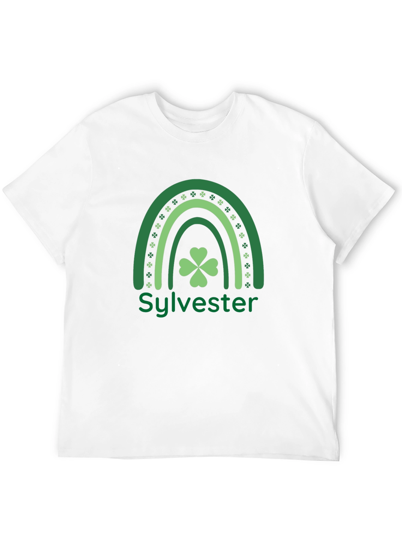 Sylvester St. Patricks Day Rainbow Shamrock T-Shirt