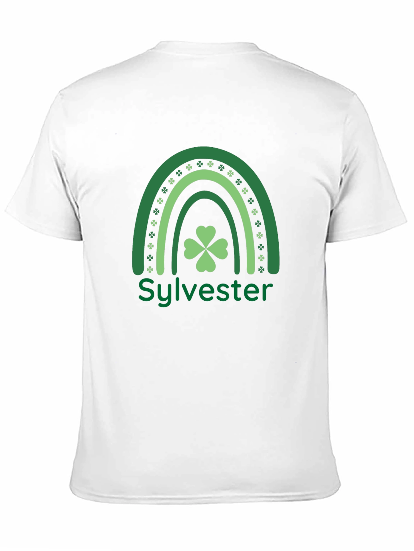Sylvester St. Patricks Day Rainbow Shamrock T-Shirt