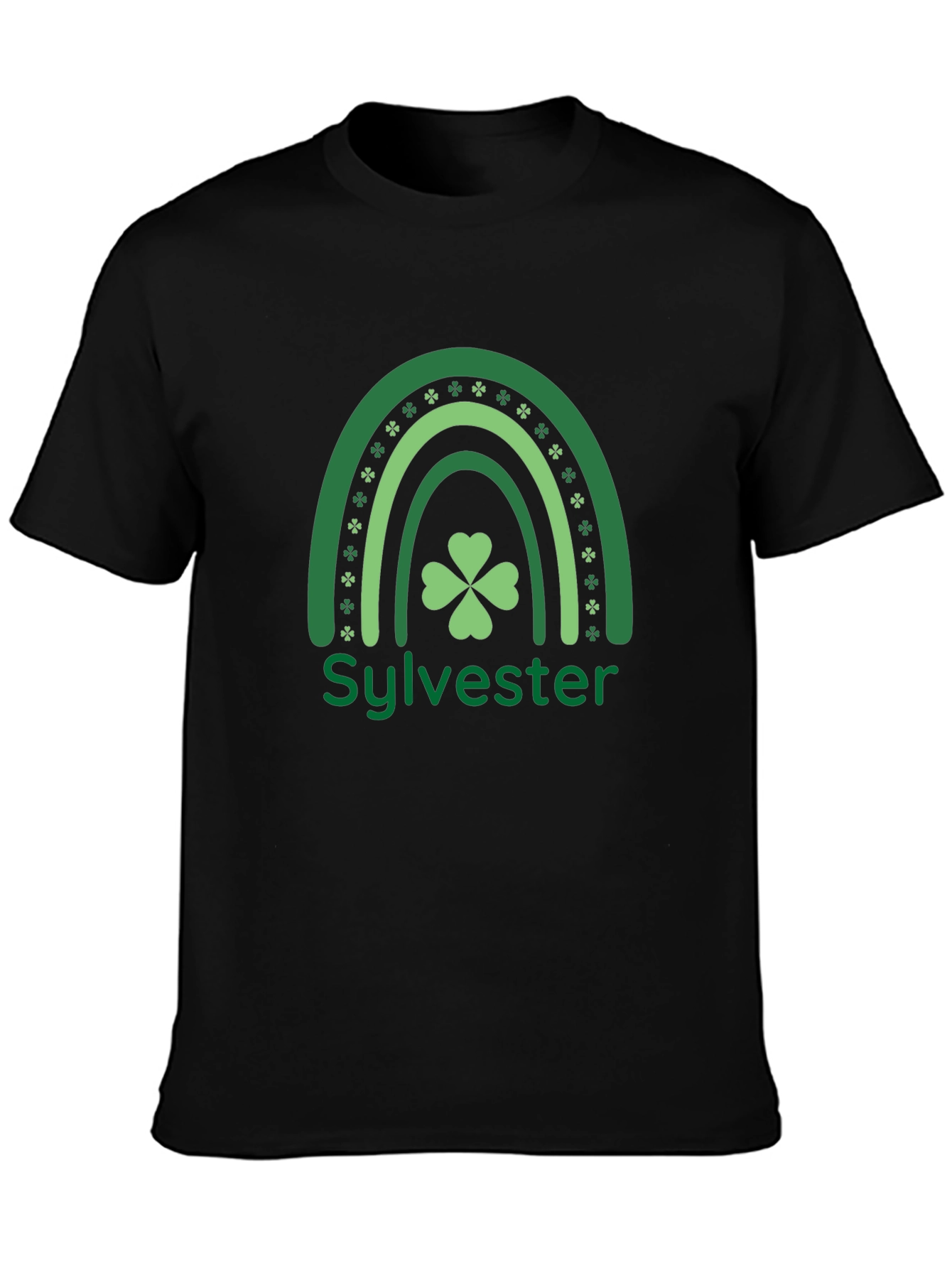 Sylvester St. Patricks Day Rainbow Shamrock T-Shirt