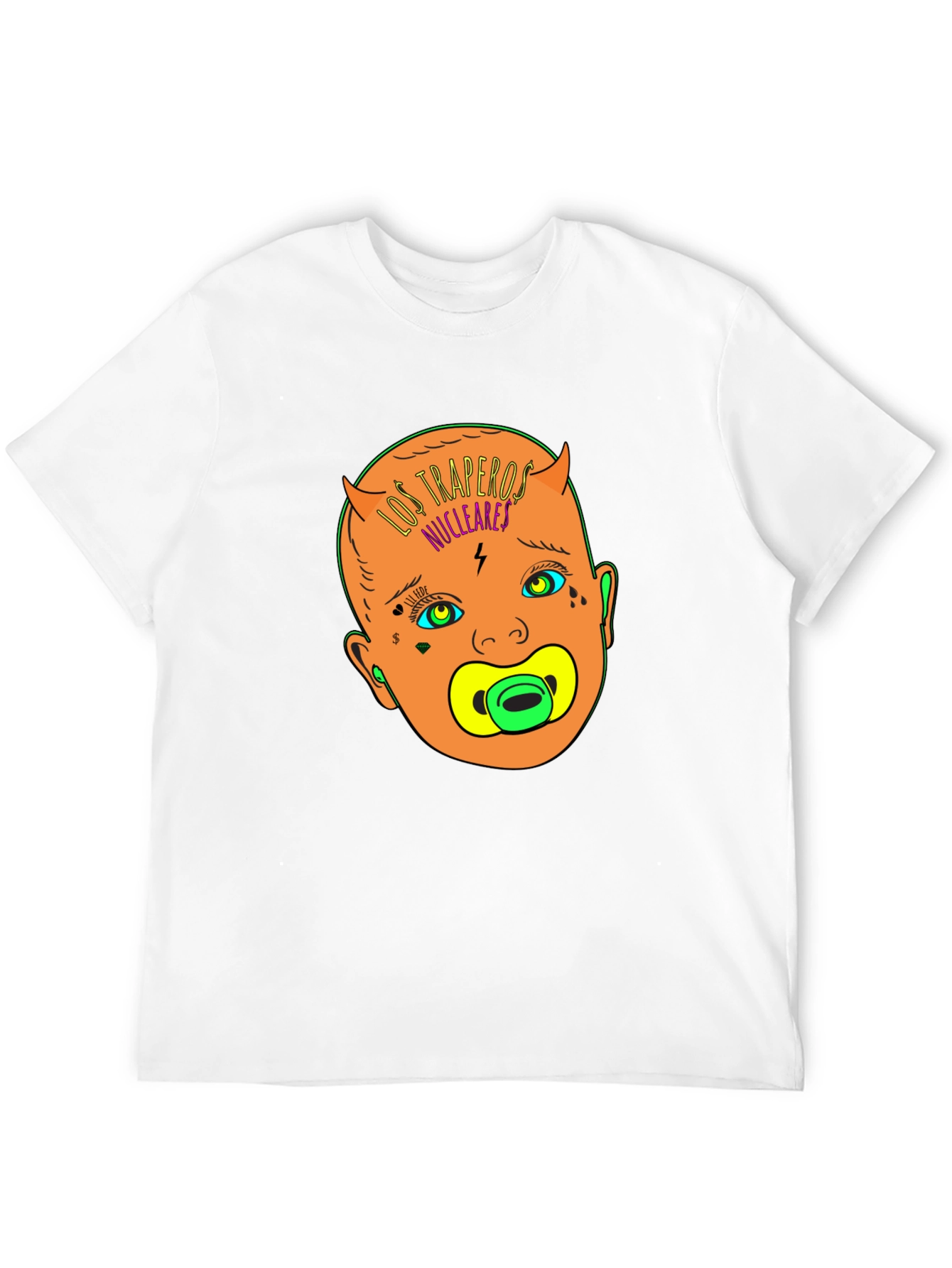 Los Traperos Nucleares T-Shirt: Edgy Baby Graphic Tee