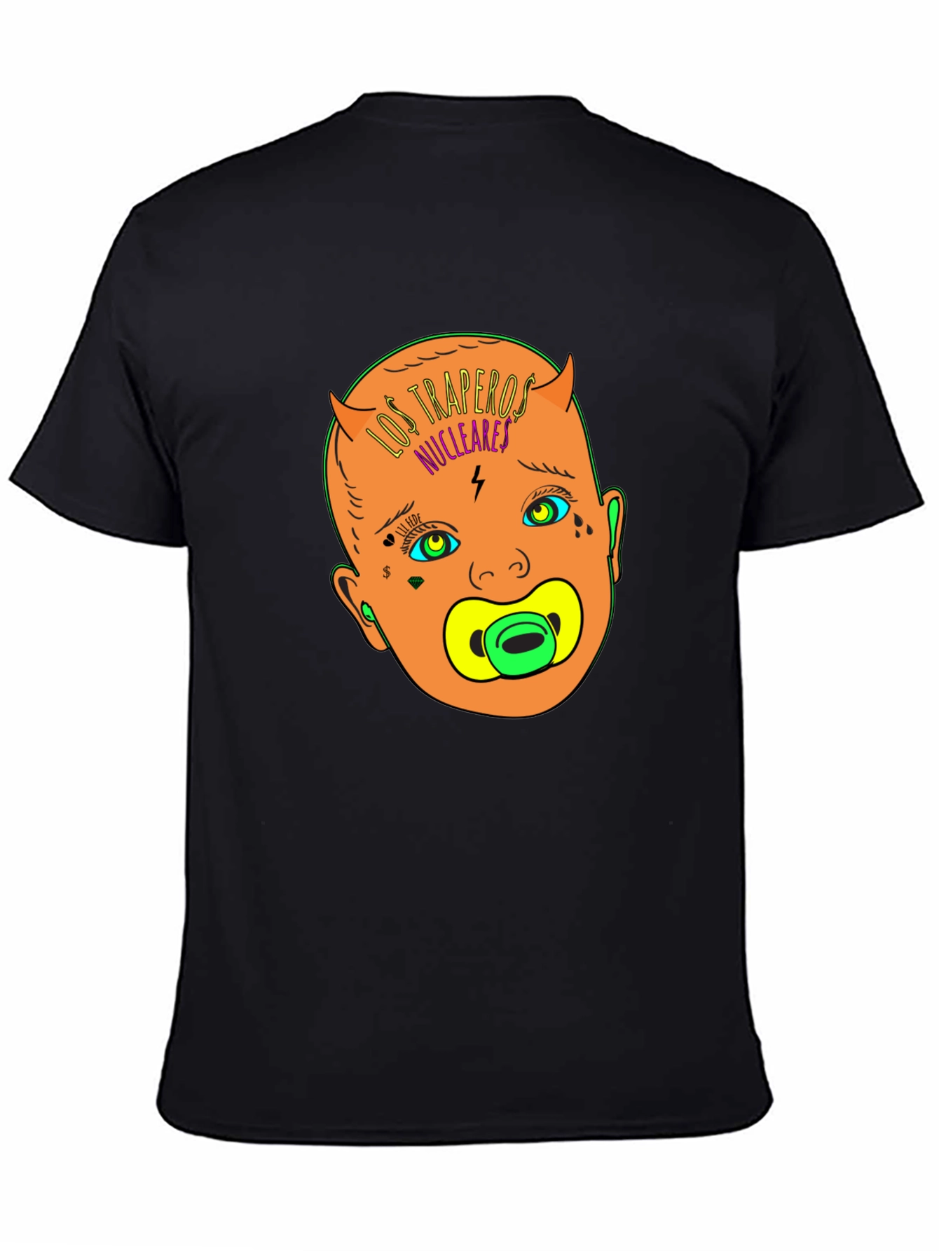 Los Traperos Nucleares T-Shirt: Edgy Baby Graphic Tee