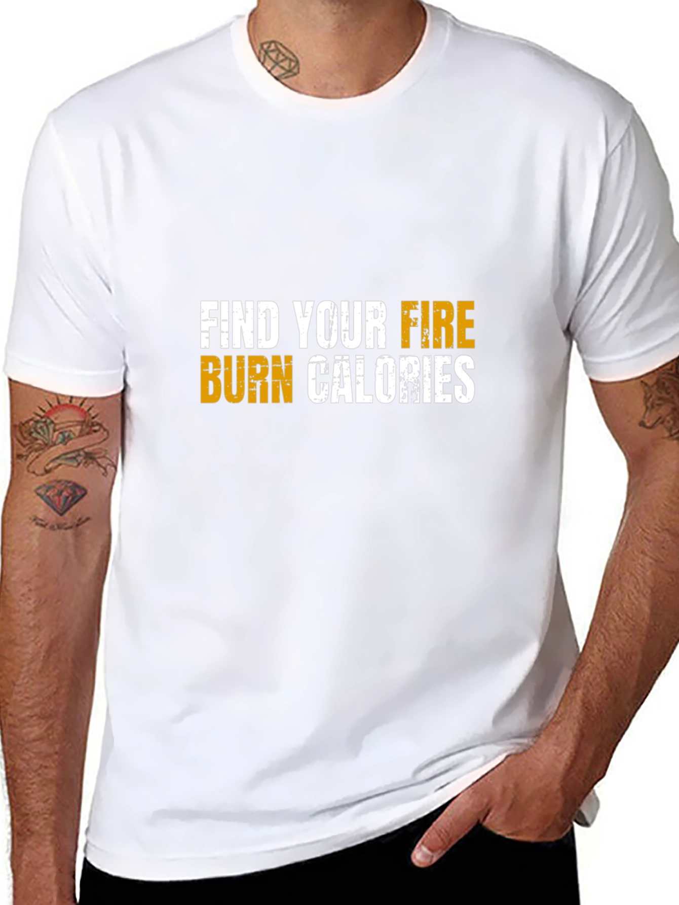 Find Your Fire Burn Calories Graphic Tee