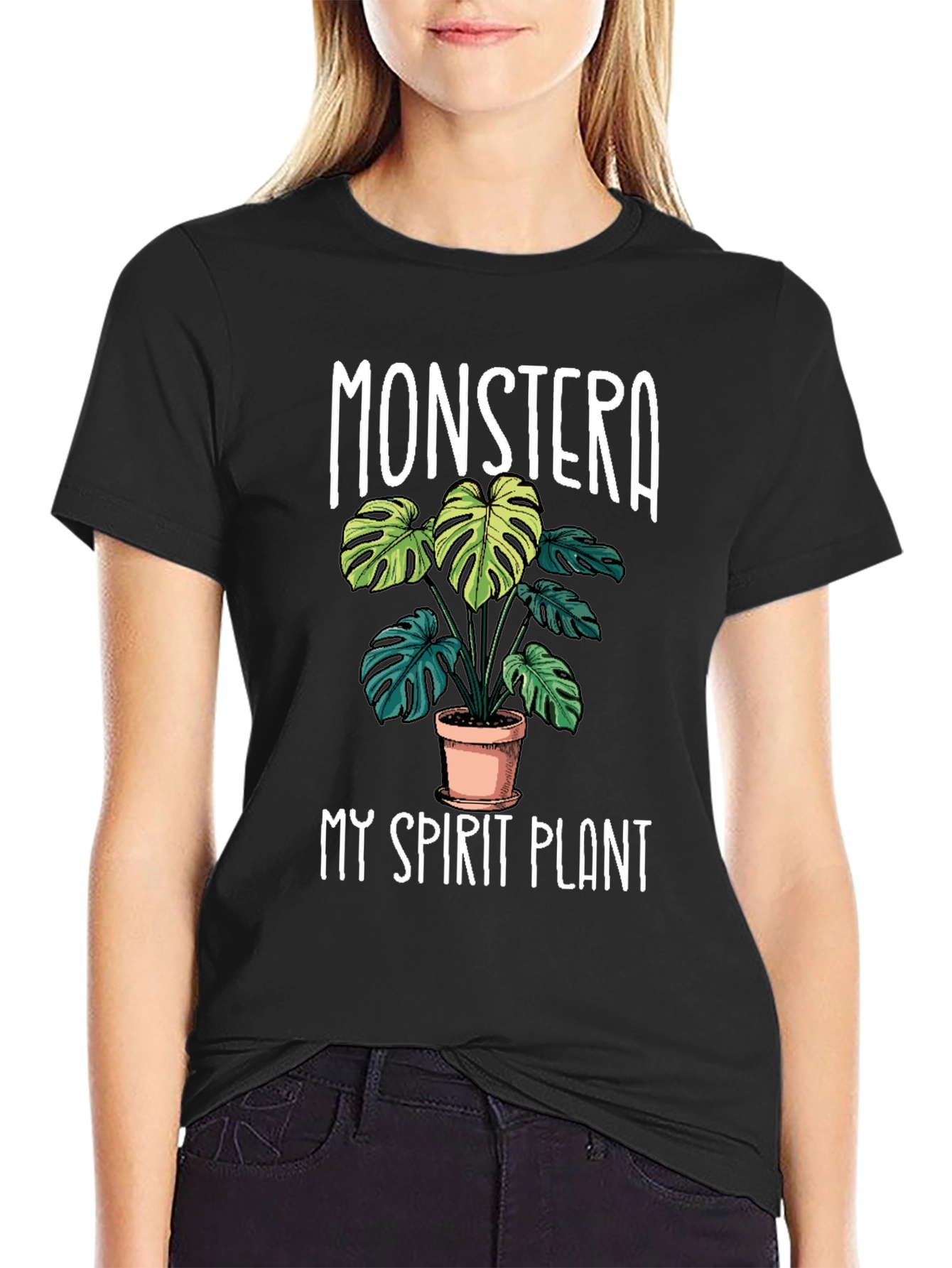 Monstera My Spirit Plant Graphic Tee