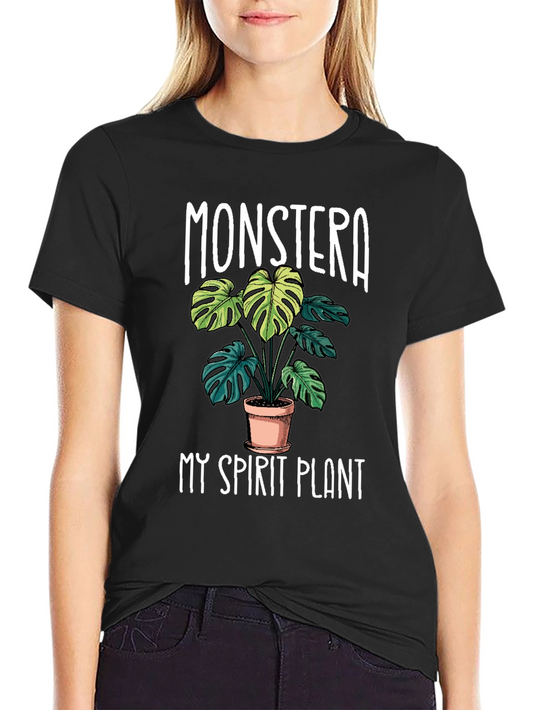 Monstera My Spirit Plant Graphic Tee