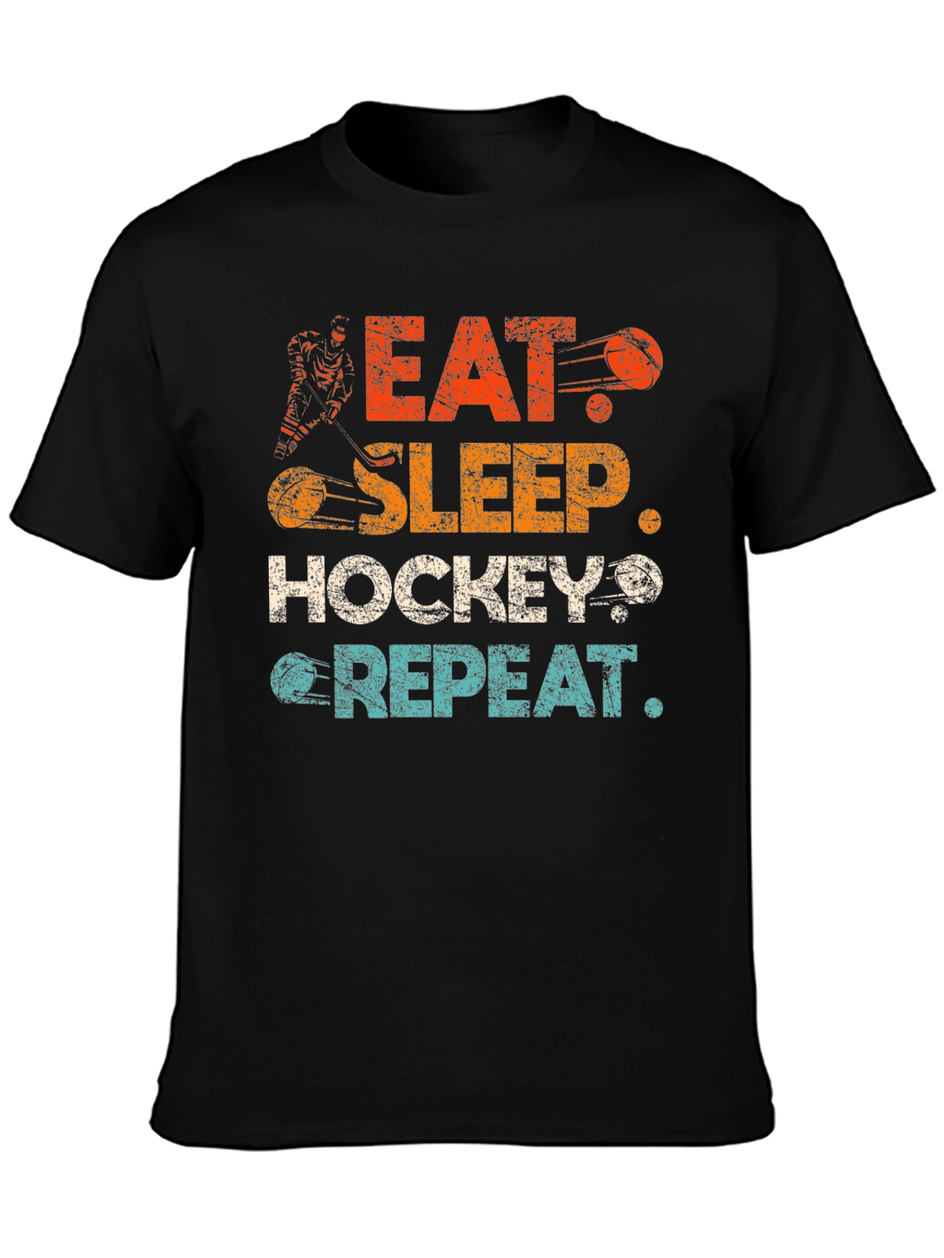 Eat Sleep Hockey Repeat T-Shirt