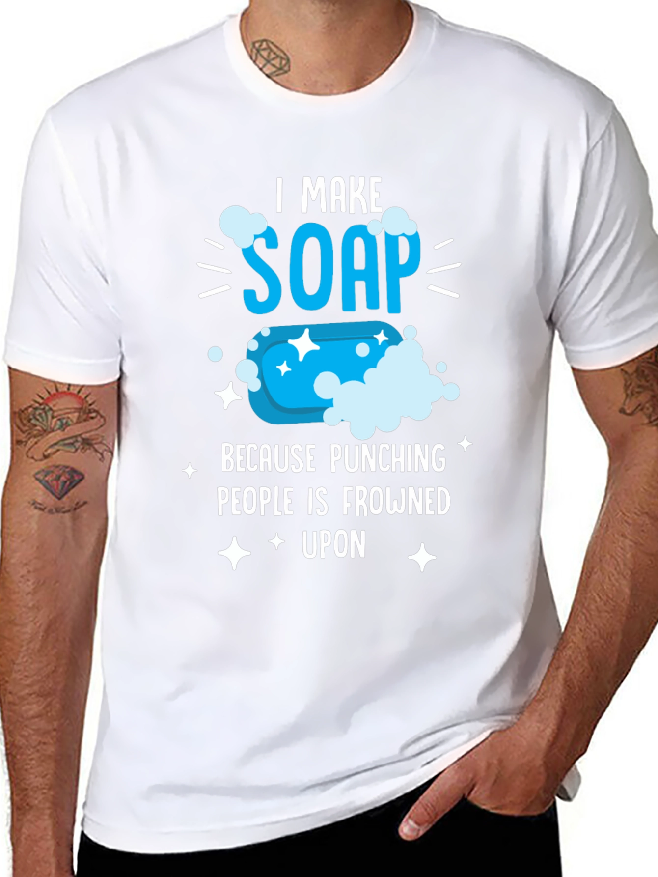 I Make Soap Funny T-Shirt - Novelty Gift
