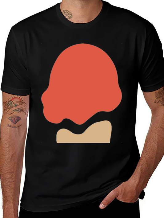Abstract Graphic Tee - Modern Art Shirt