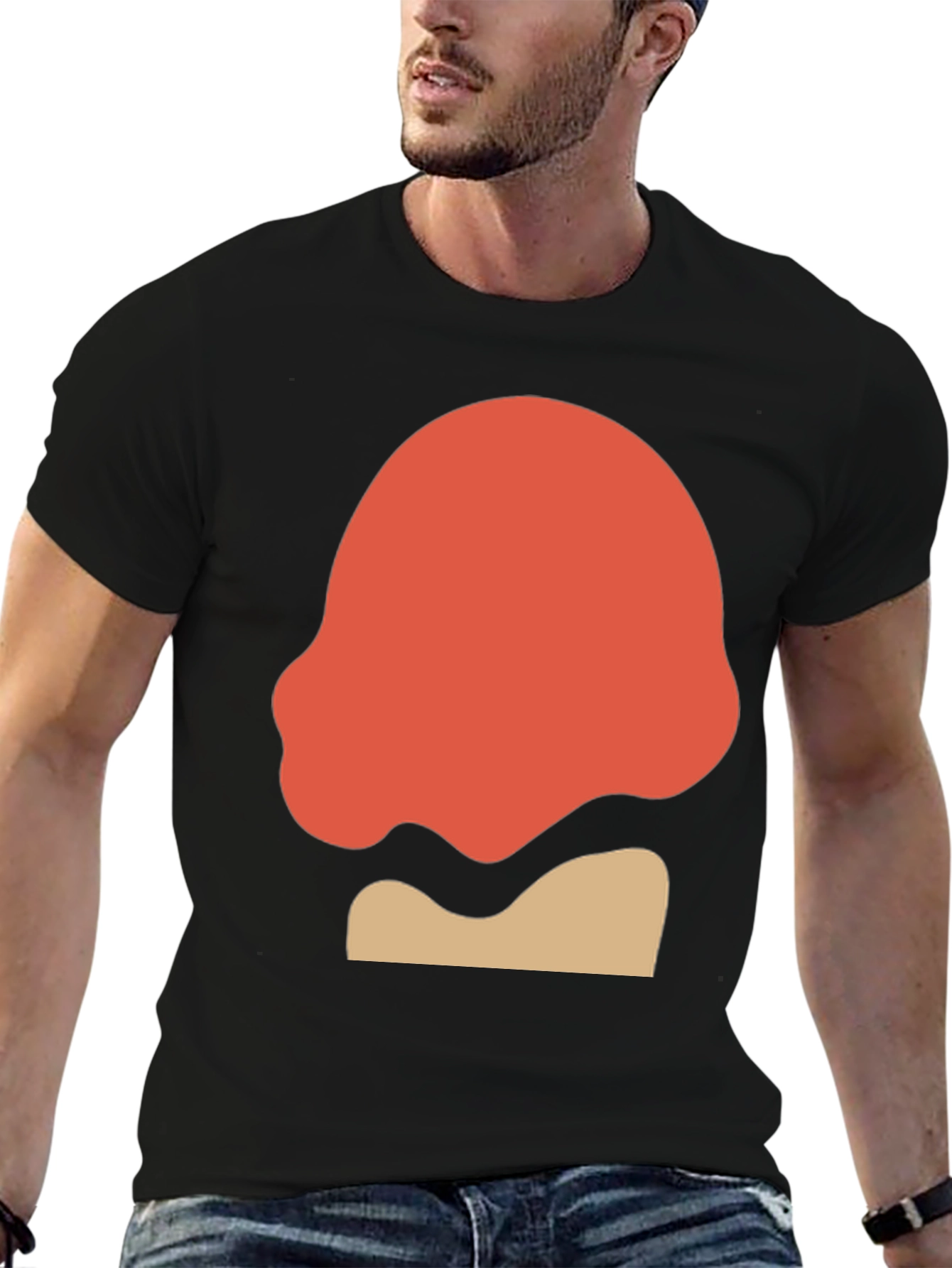 Abstract Graphic Tee - Modern Art Shirt