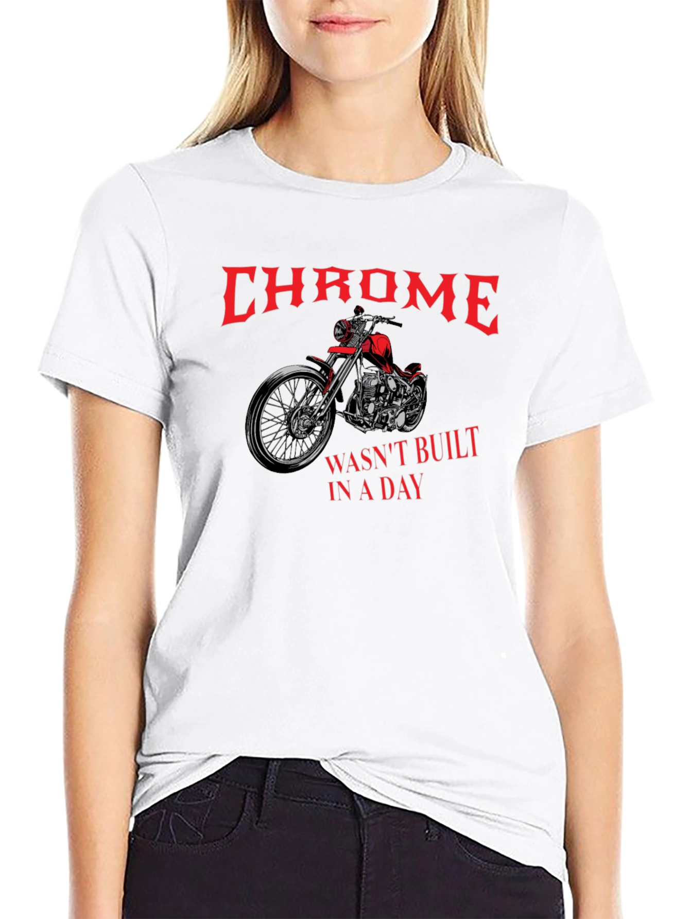Chrome Motorcycle Graphic Tee