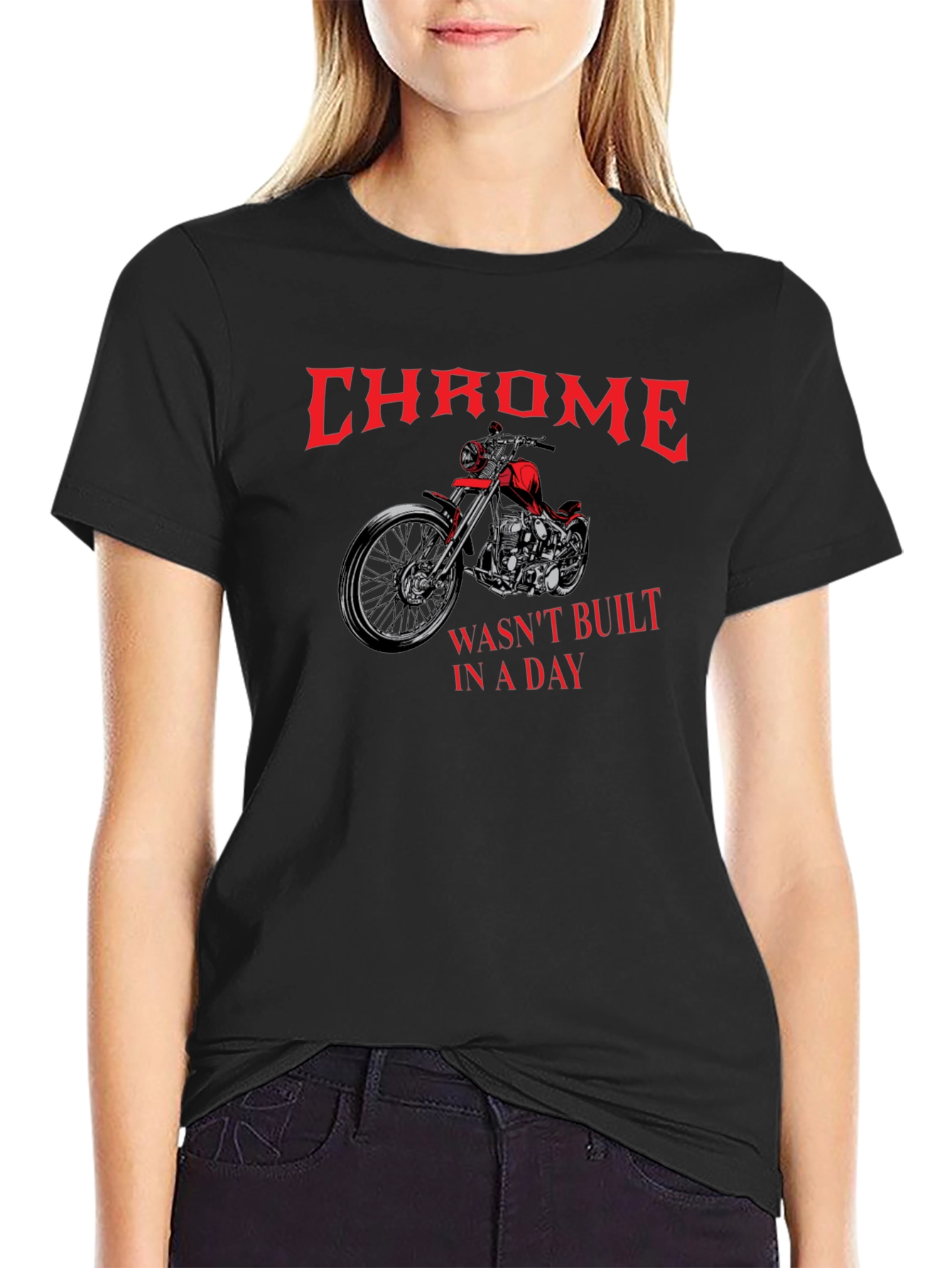 Chrome Motorcycle Graphic Tee