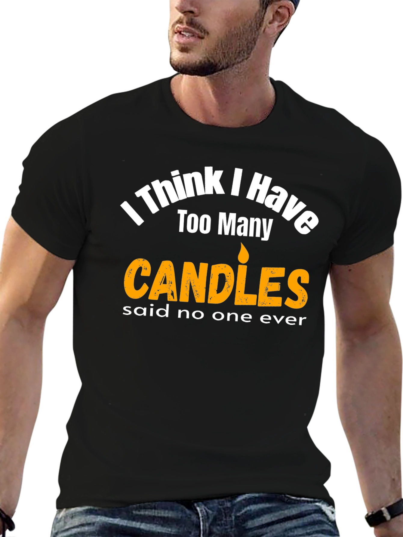Funny Candle Lover Graphic T-Shirt