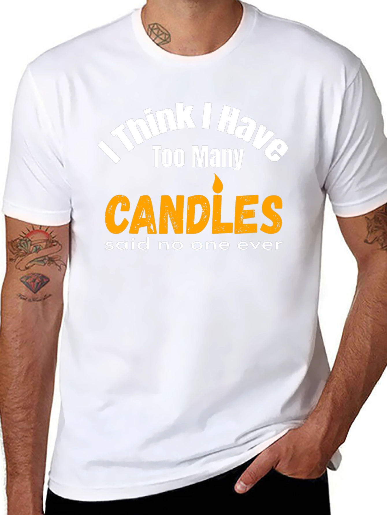 Funny Candle Lover Graphic T-Shirt