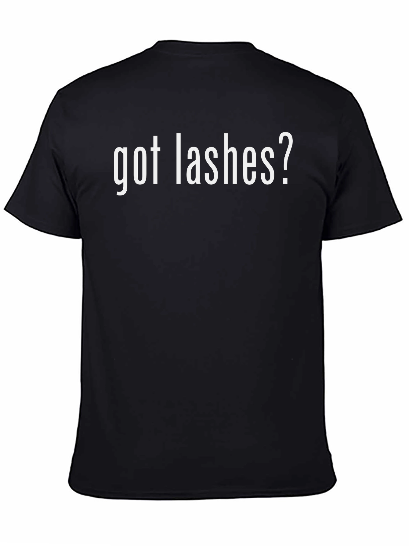 Got Lashes? Black Graphic T-Shirt