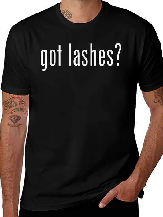 Got Lashes? Black Graphic T-Shirt