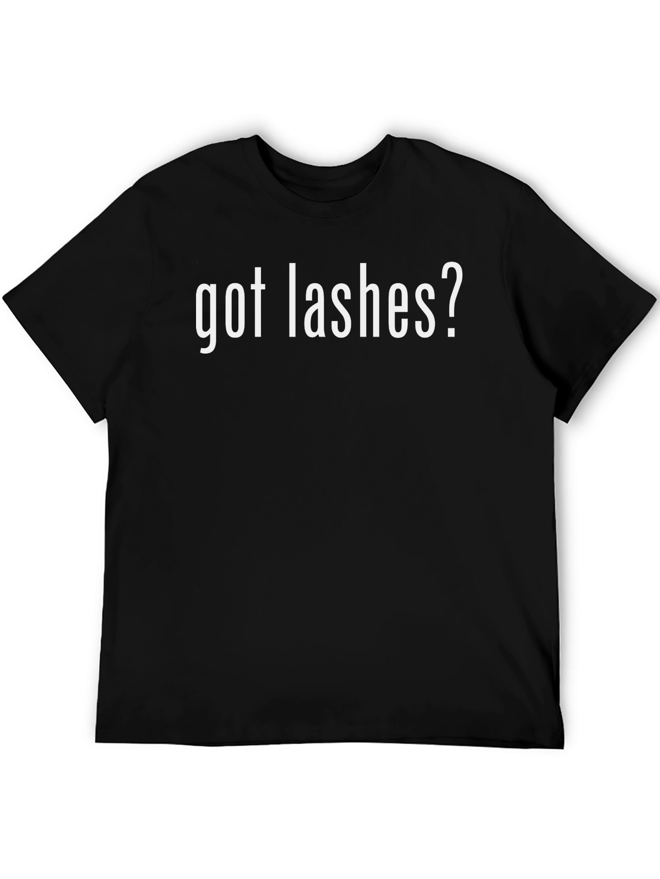 Got Lashes? Black Graphic T-Shirt