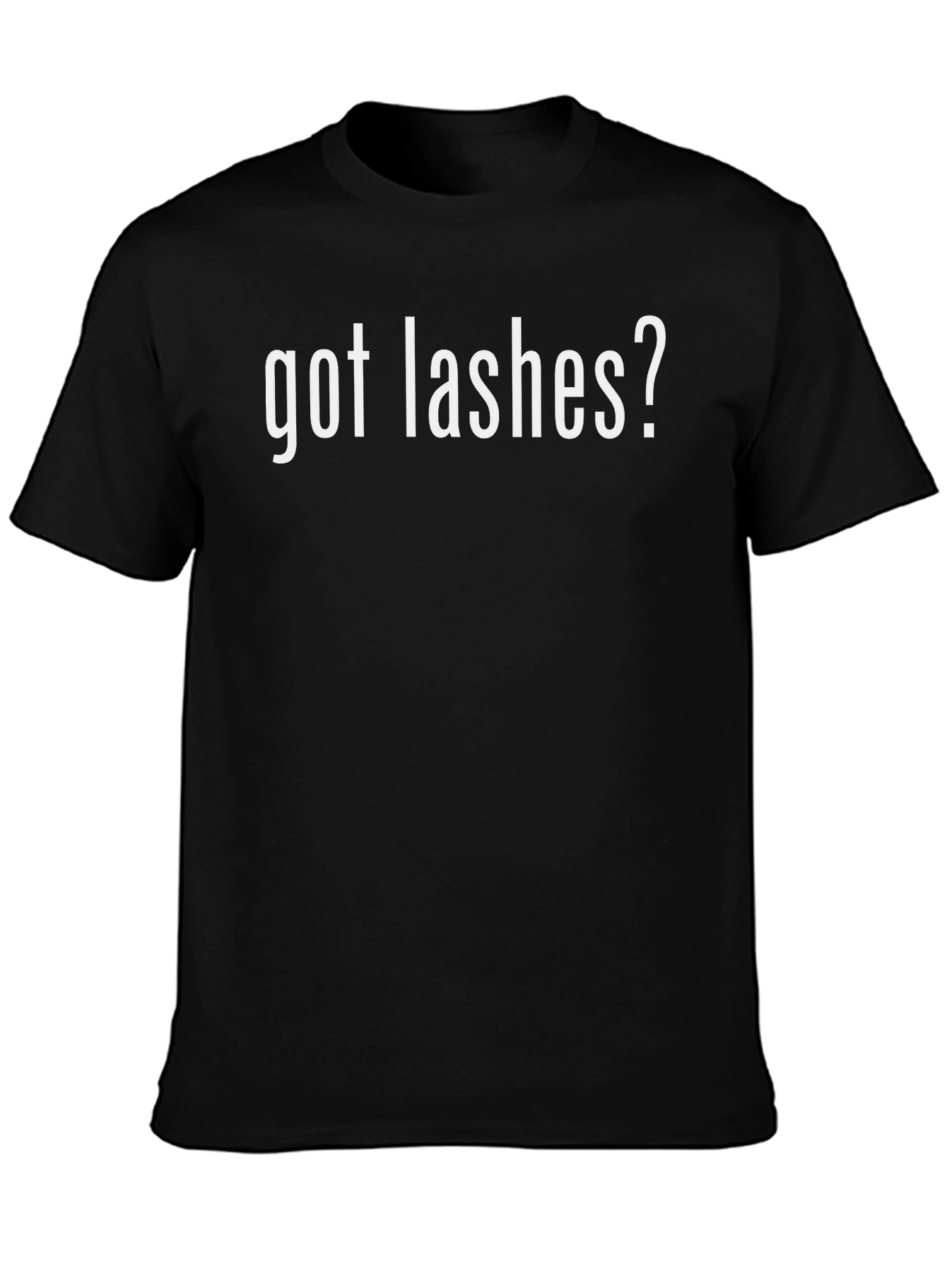 Got Lashes? Black Graphic T-Shirt