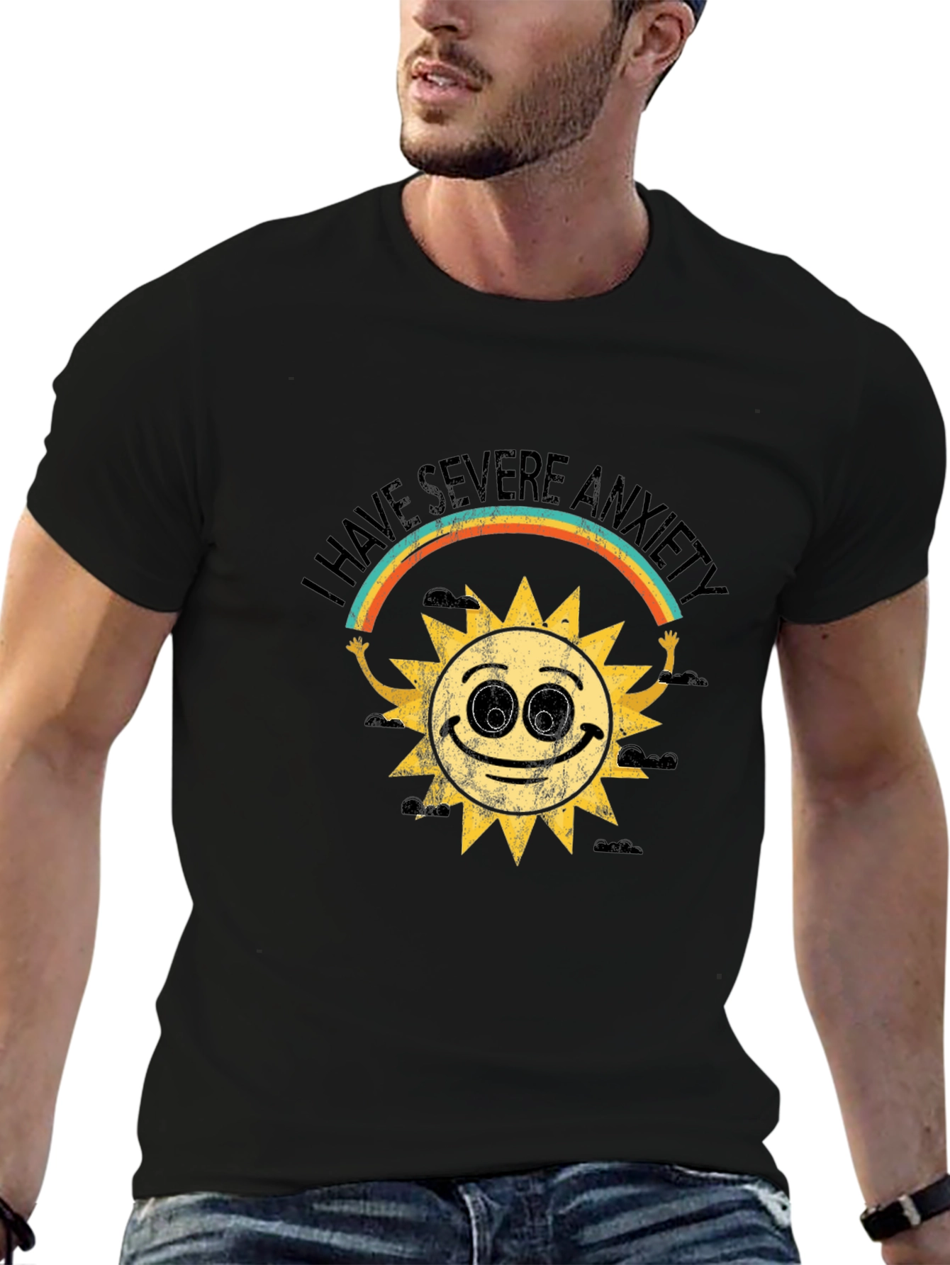 I Have Severe Anxiety T-Shirt - Unisex Black Tee