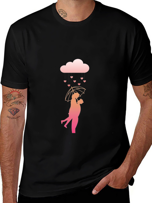 Romantic Rain Heart T-Shirt