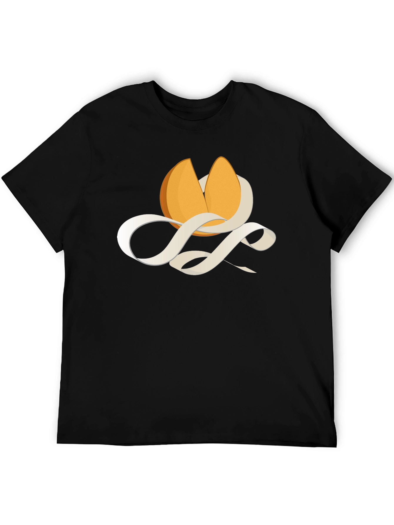 Fortune Cookie Graphic Tee - Mens Black T-Shirt