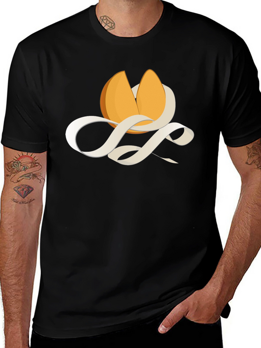Fortune Cookie Graphic Tee - Mens Black T-Shirt