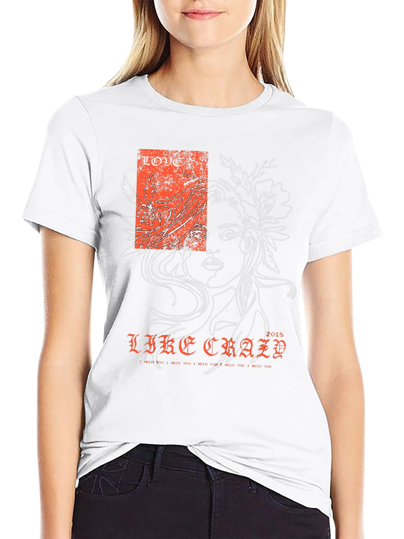 Love Like Crazy Graphic Tee - Black