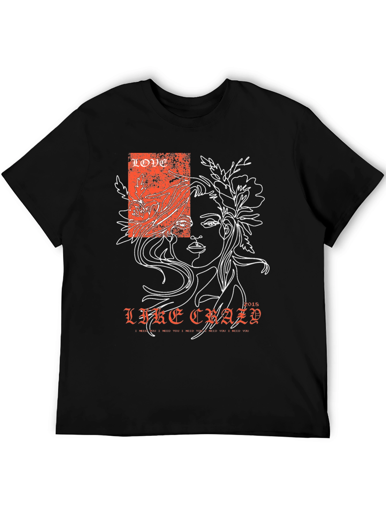 Love Like Crazy Graphic Tee - Black